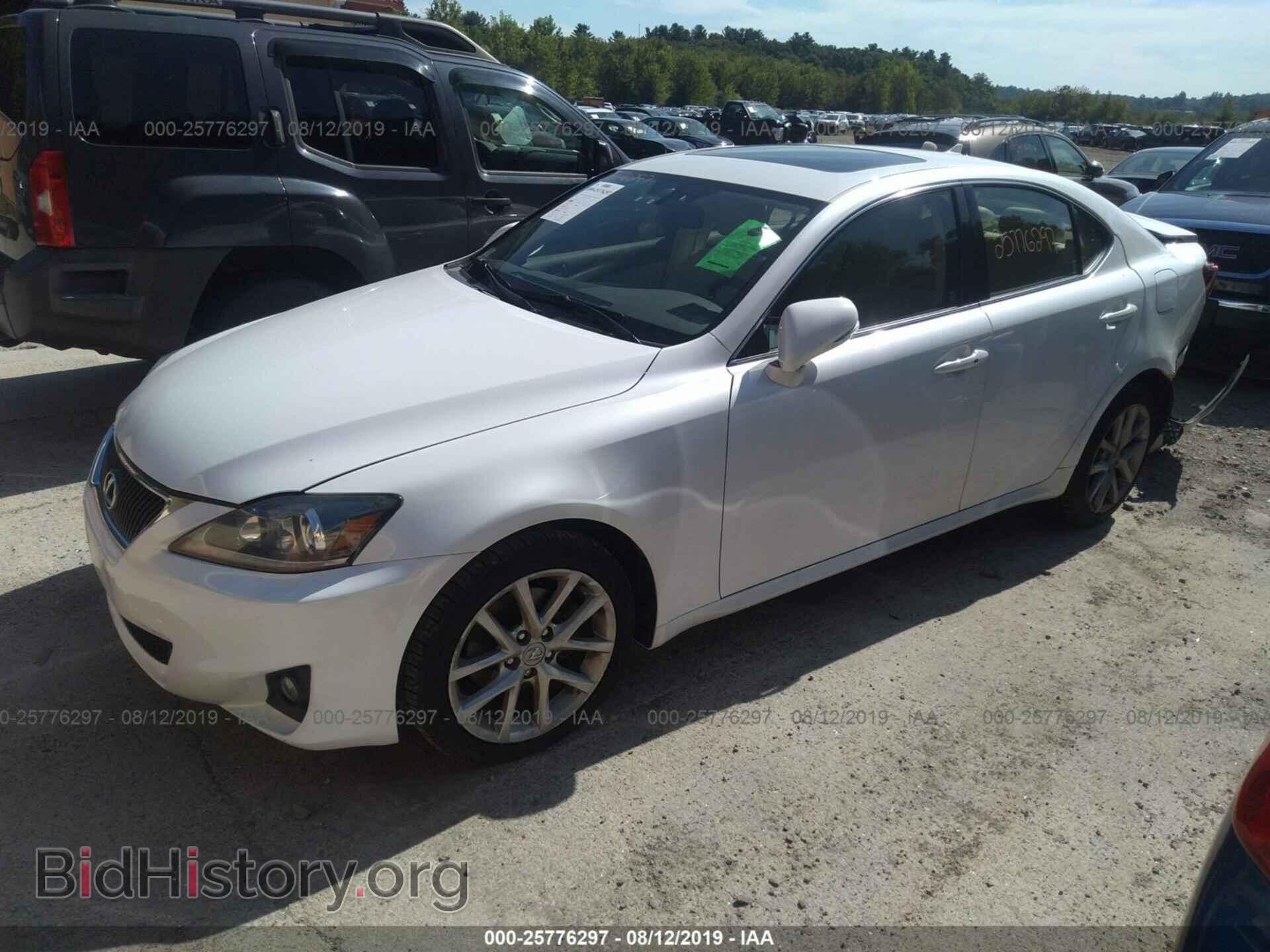 2012 LEXUS IS - VIN: JTHCF5C21C5057402 - Фото 2