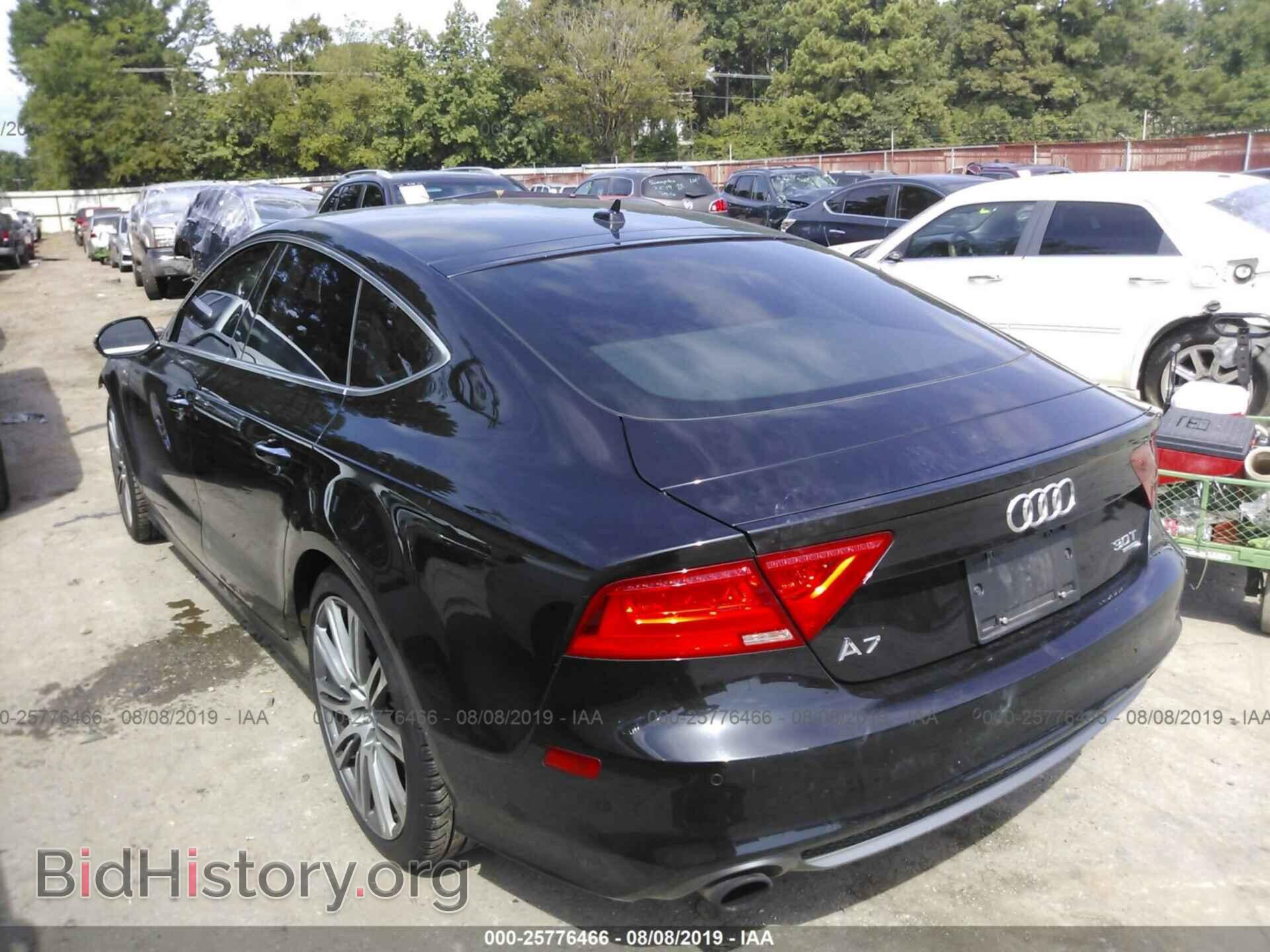 2012 AUDI A7 - VIN: WAUSGAFC2CN019620 - Фото 3