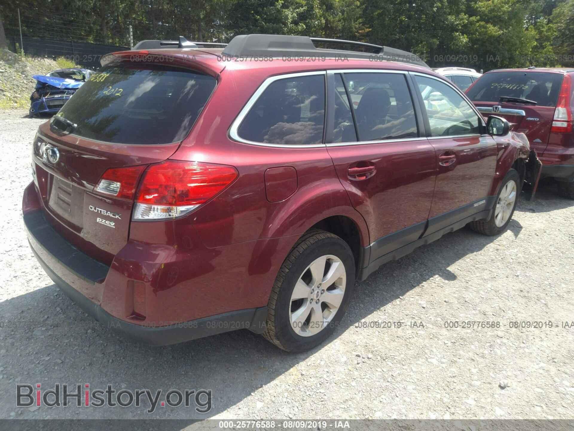 2012 SUBARU OUTBACK - VIN: 4S4BRBLC5C3203738 - Photo 4