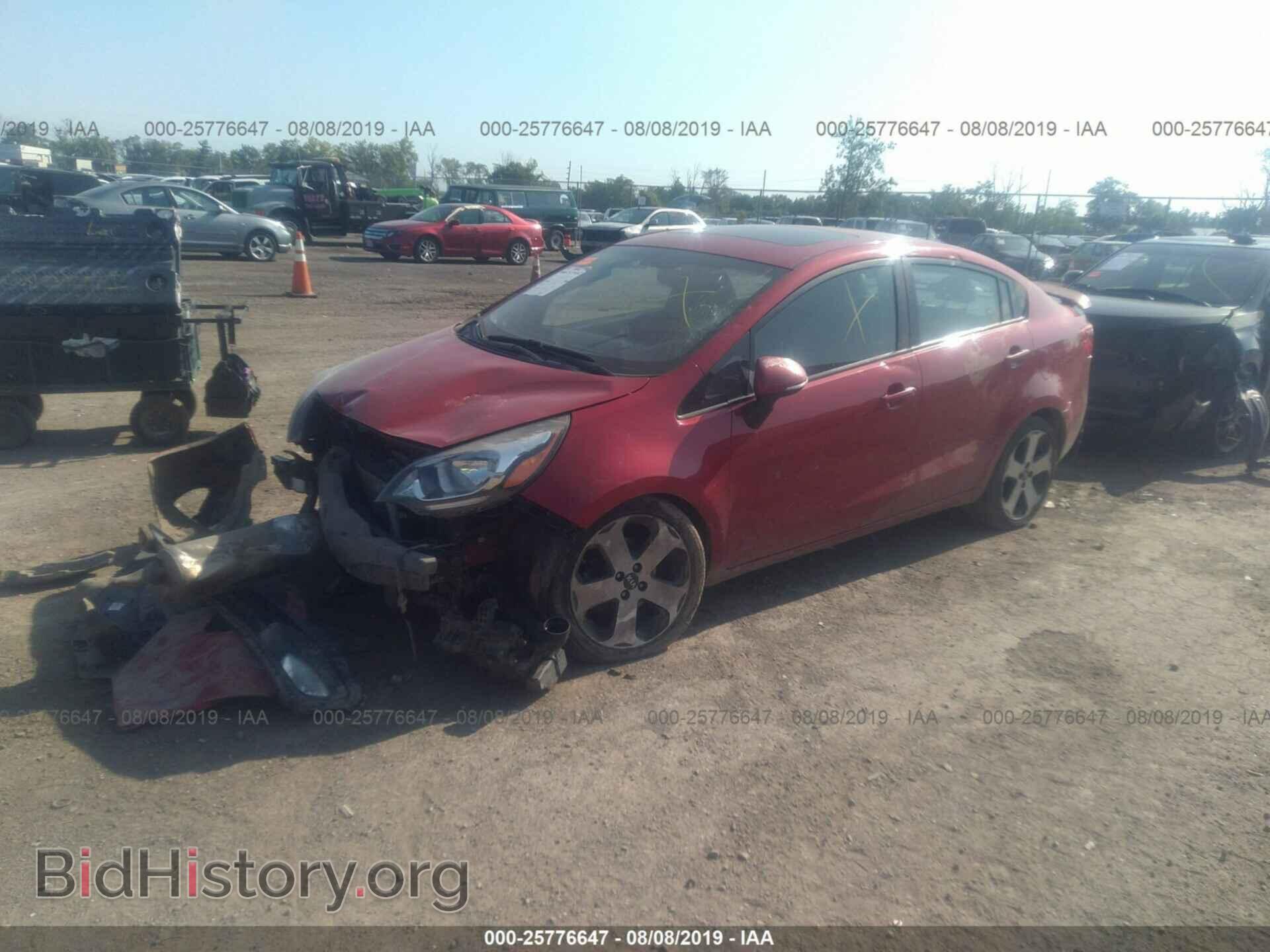 2012 KIA RIO - VIN: KNADN4A30C6047157 - Фото 2