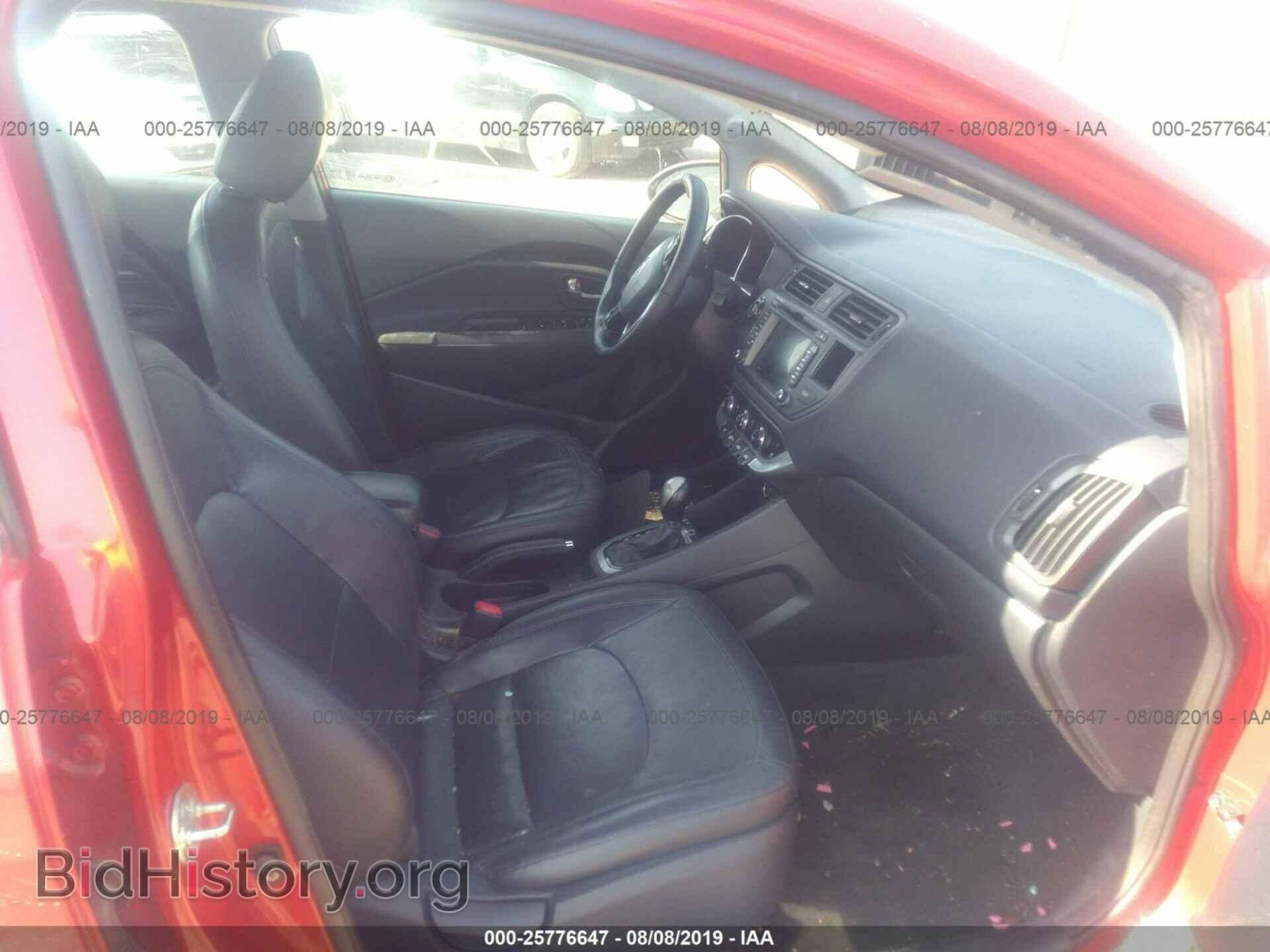 2012 KIA RIO - VIN: KNADN4A30C6047157 - Фото 5
