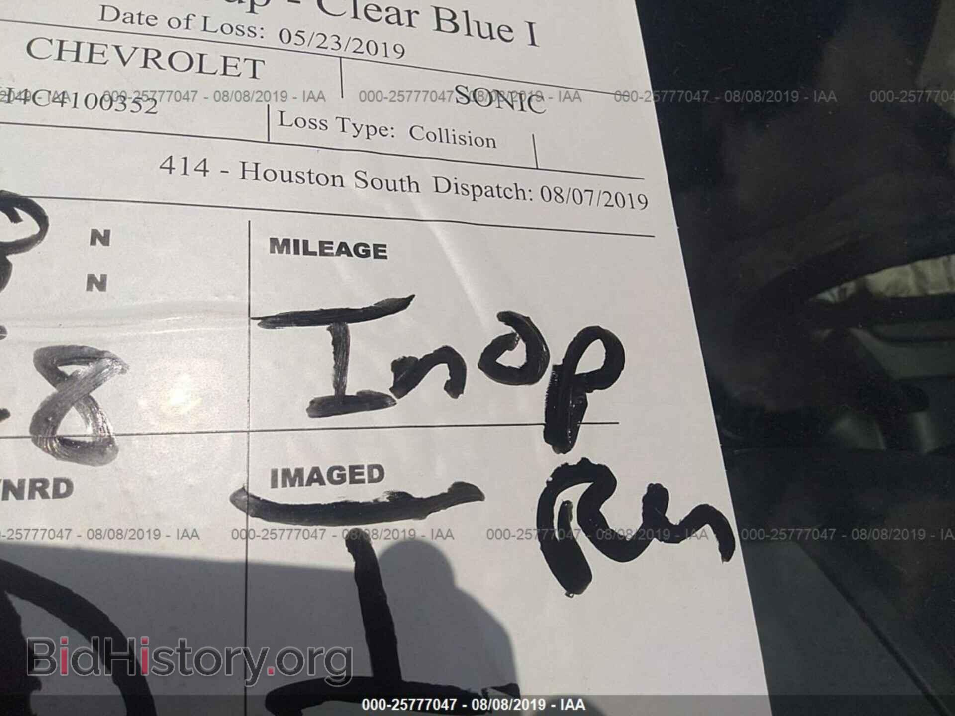 2012 CHEVROLET SONIC - VIN: 1G1JA5SH4C4100352 - Фото 7