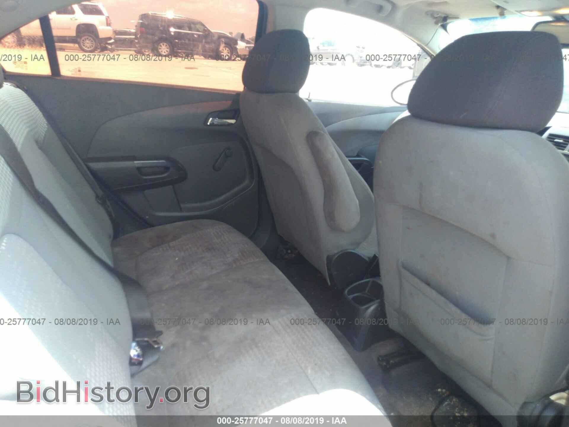 2012 CHEVROLET SONIC - VIN: 1G1JA5SH4C4100352 - Фото 8