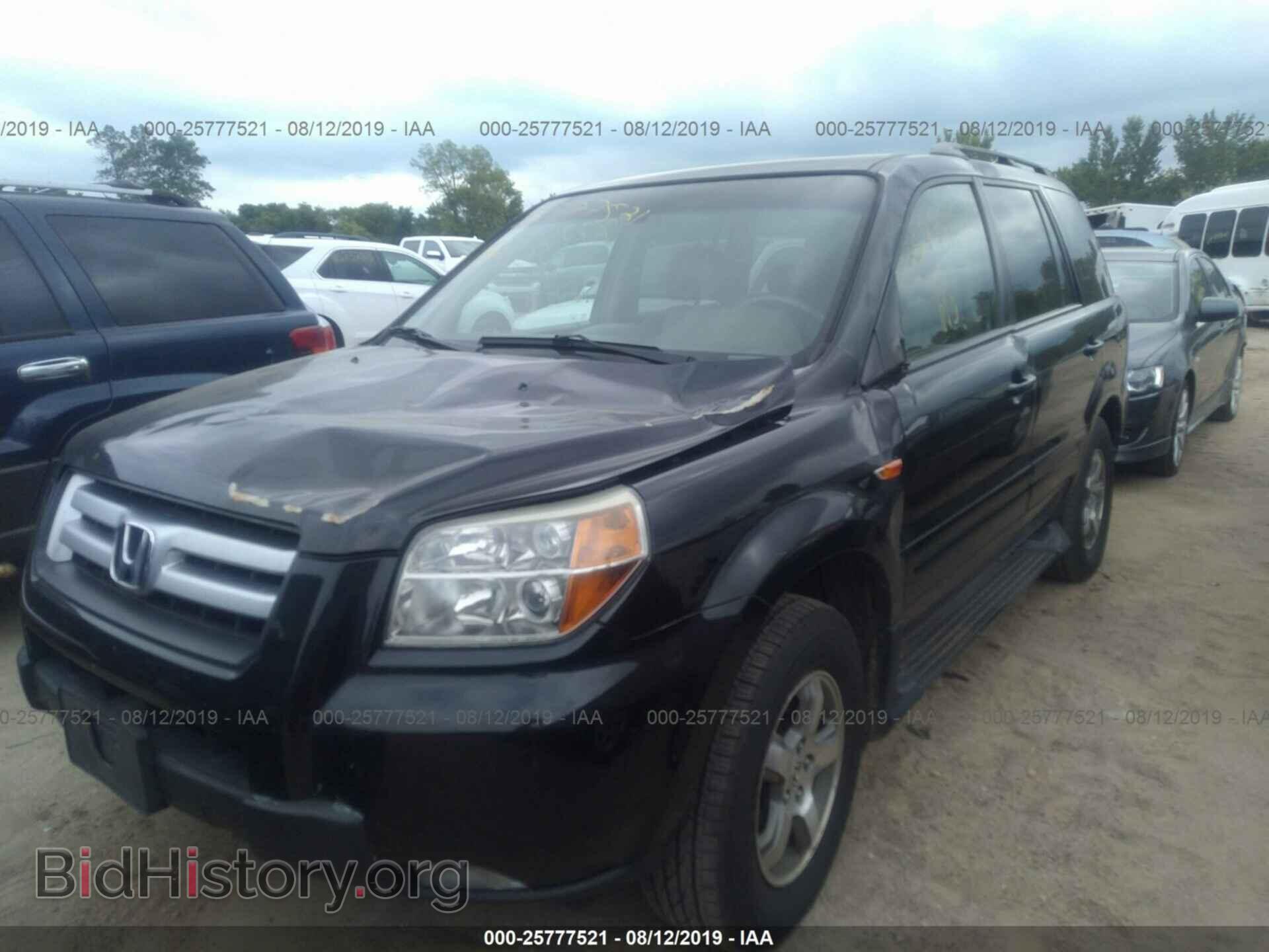 2006 HONDA PILOT - VIN: 5FNYF18706B010305 - Фото 2