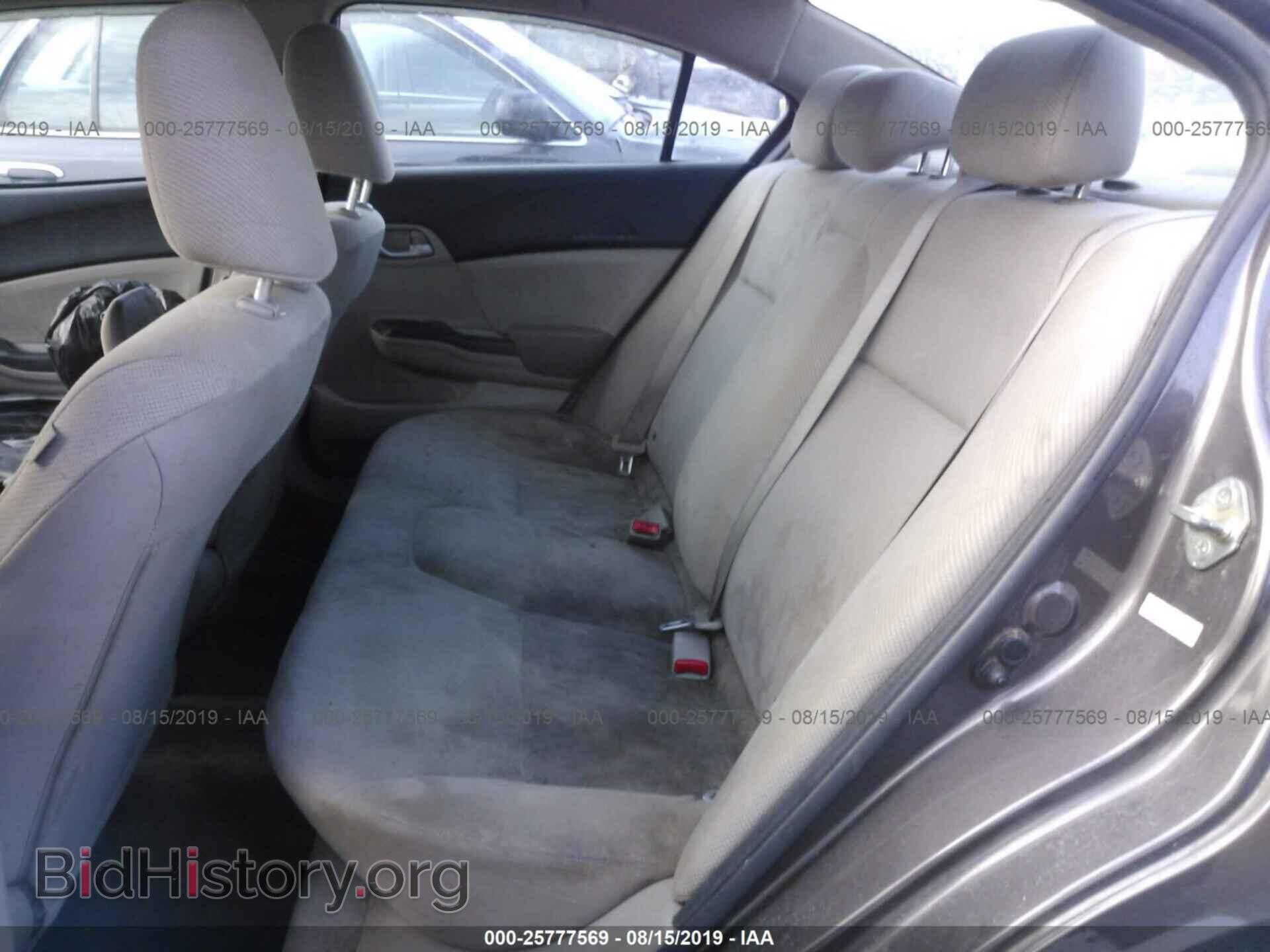 2012 HONDA CIVIC - VIN: 2HGFB2F50CH533664 - Фото 8