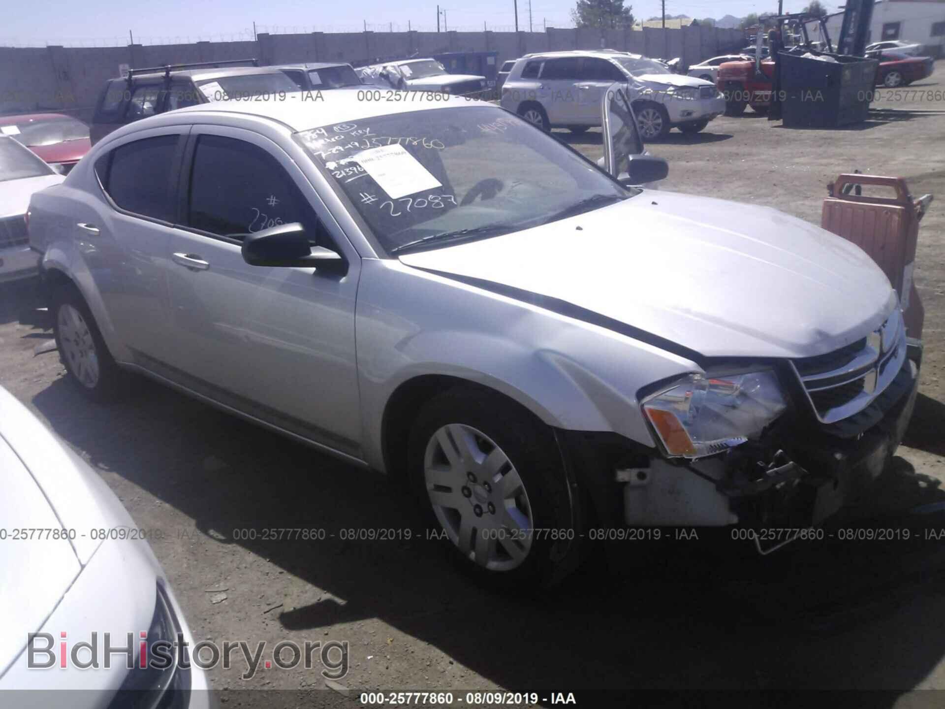 Photo 1C3CDZAB0CN211961 - DODGE AVENGER 2012