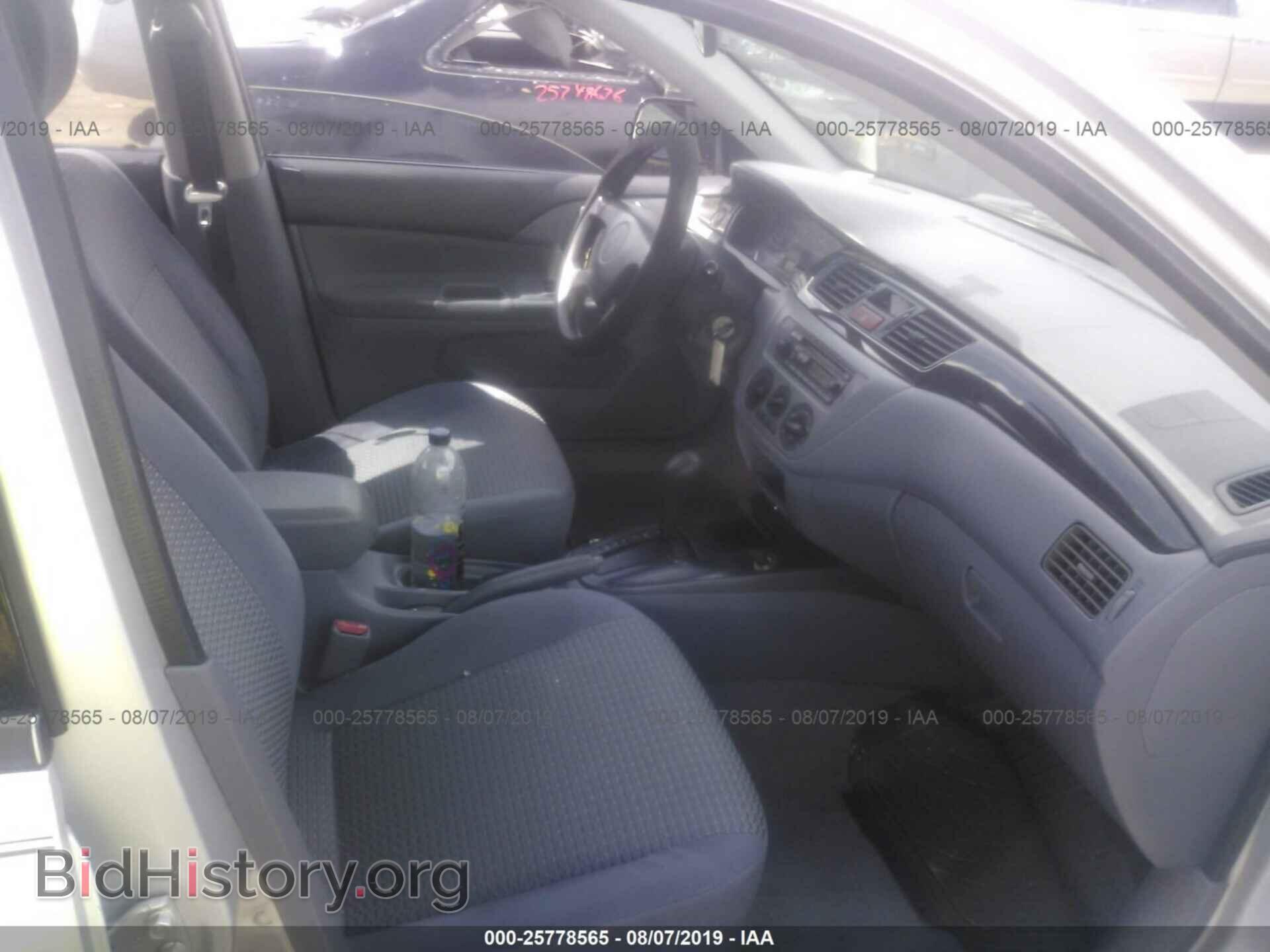2003 MITSUBISHI LANCER - VIN: JA3AJ26E63U018658 - Фото 5