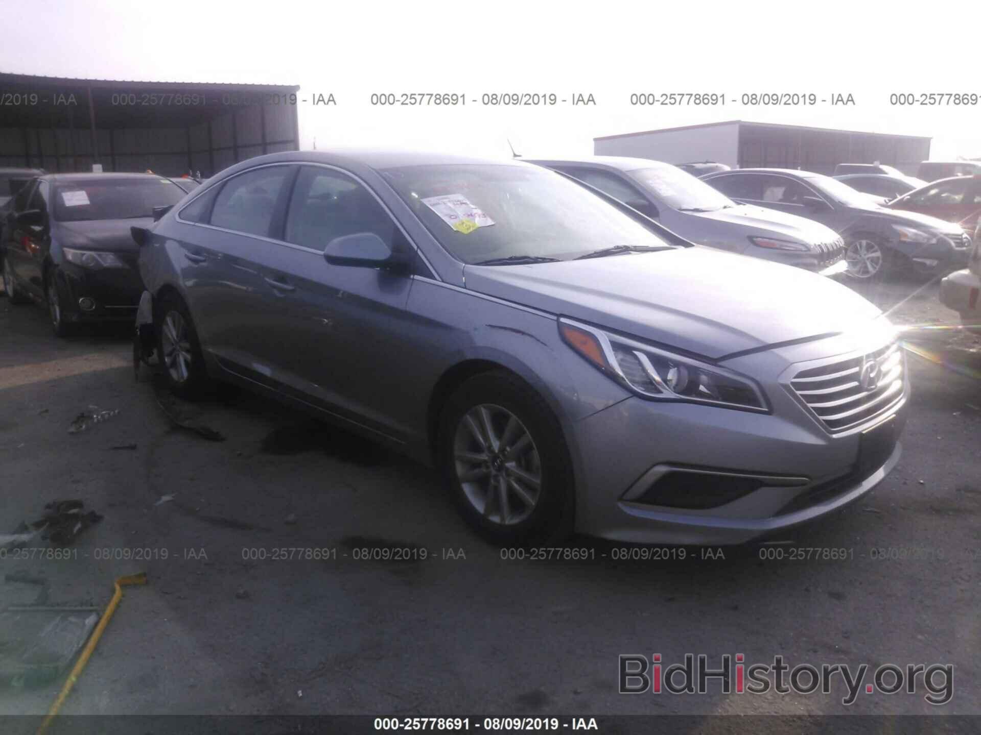 Photo 5NPE24AF1GH362572 - HYUNDAI SONATA 2016