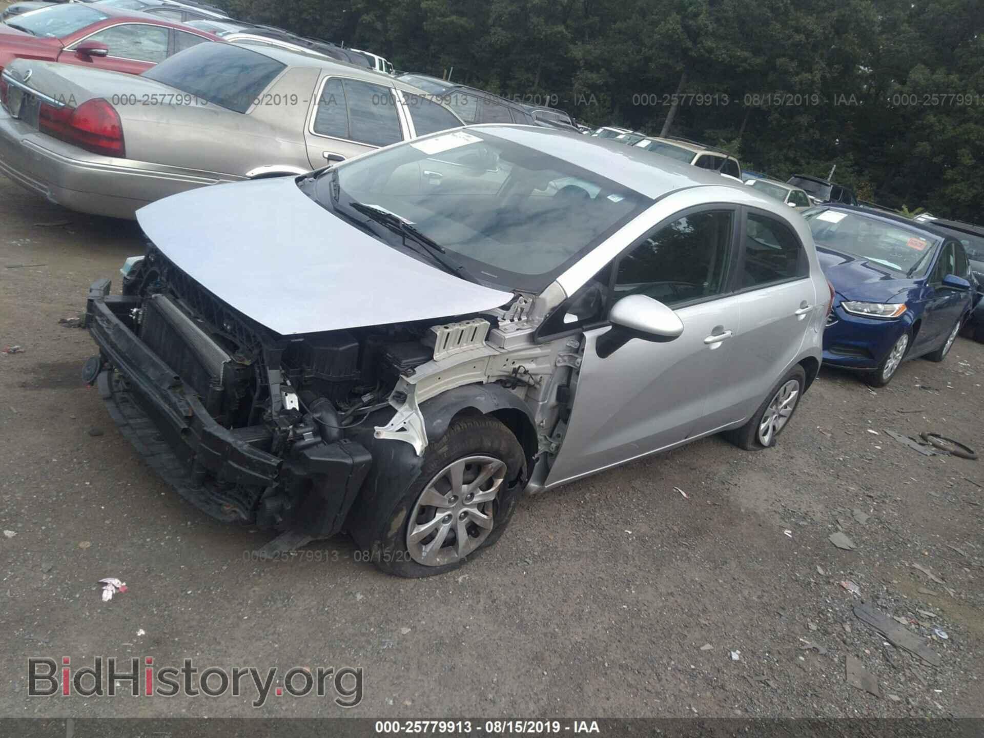 2012 KIA RIO - VIN: KNADM5A33C6089055 - Фото 2