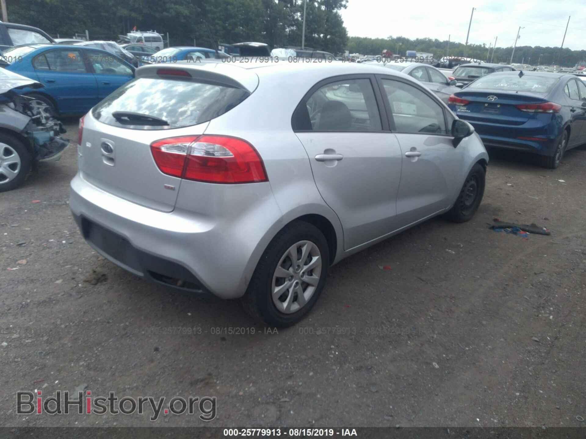 2012 KIA RIO - VIN: KNADM5A33C6089055 - Фото 4