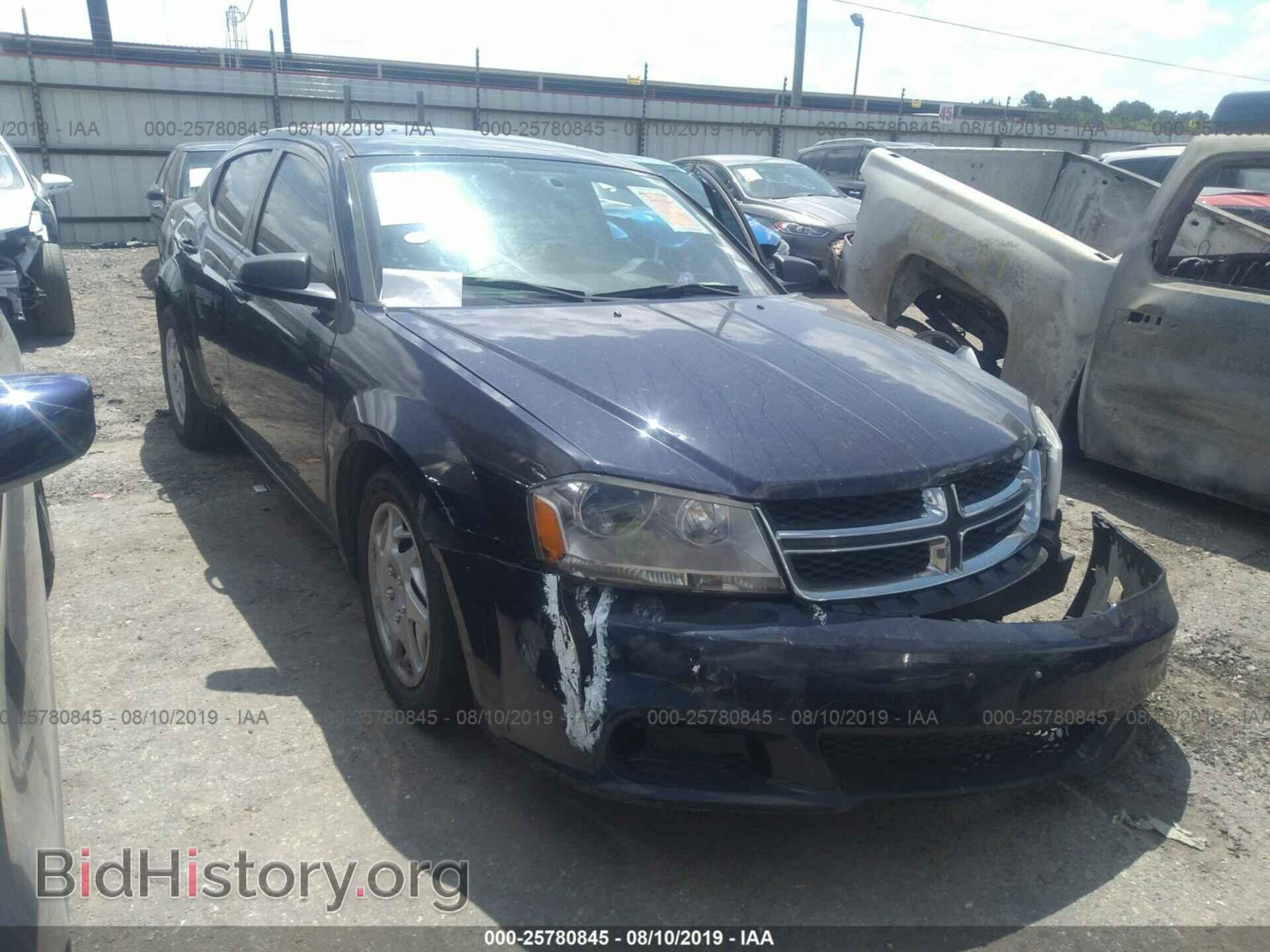 Photo 1C3CDZAB2EN202486 - DODGE AVENGER 2014