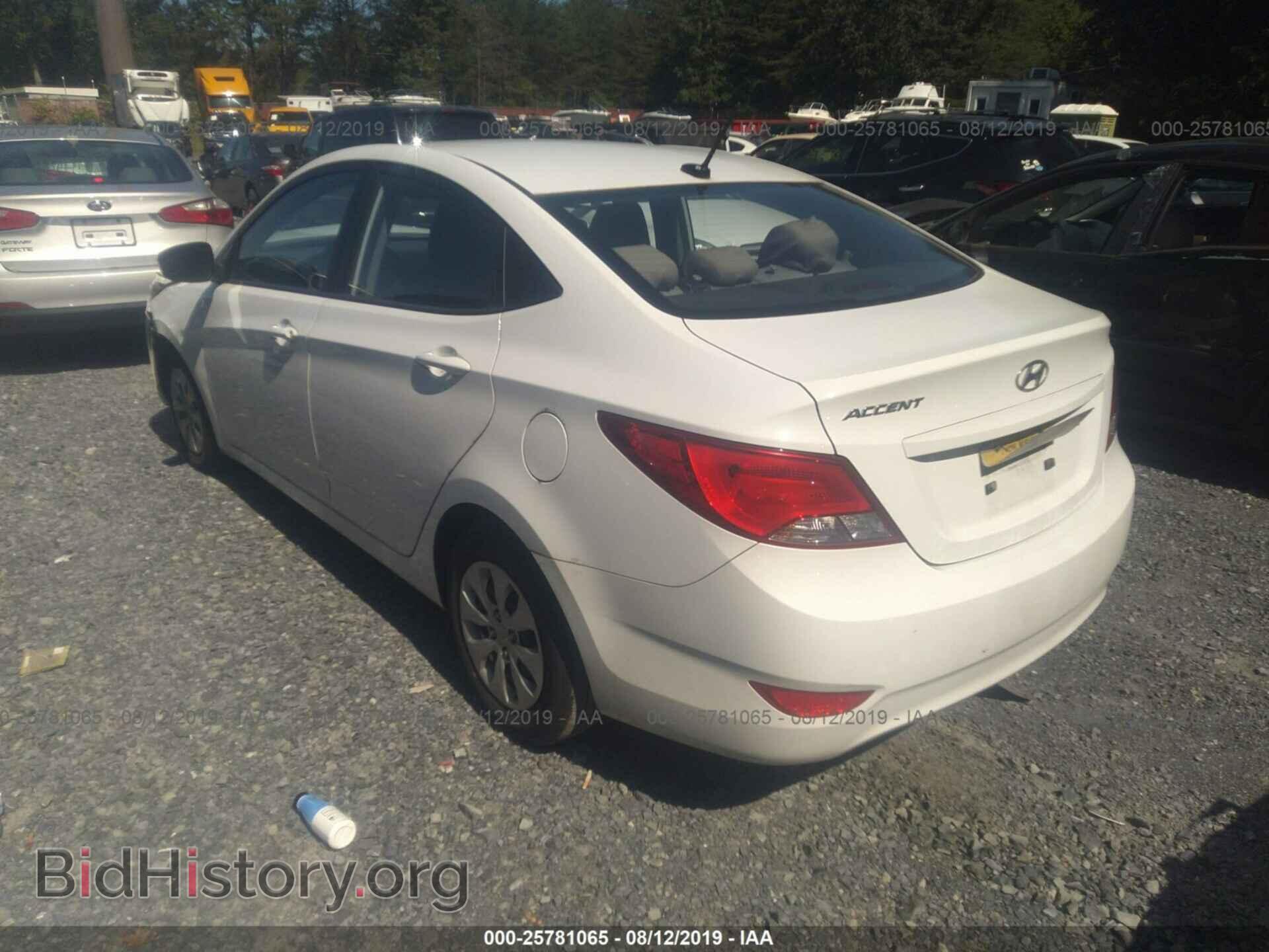 2016 HYUNDAI ACCENT - VIN: KMHCT4AE7GU022050 - Фото 3