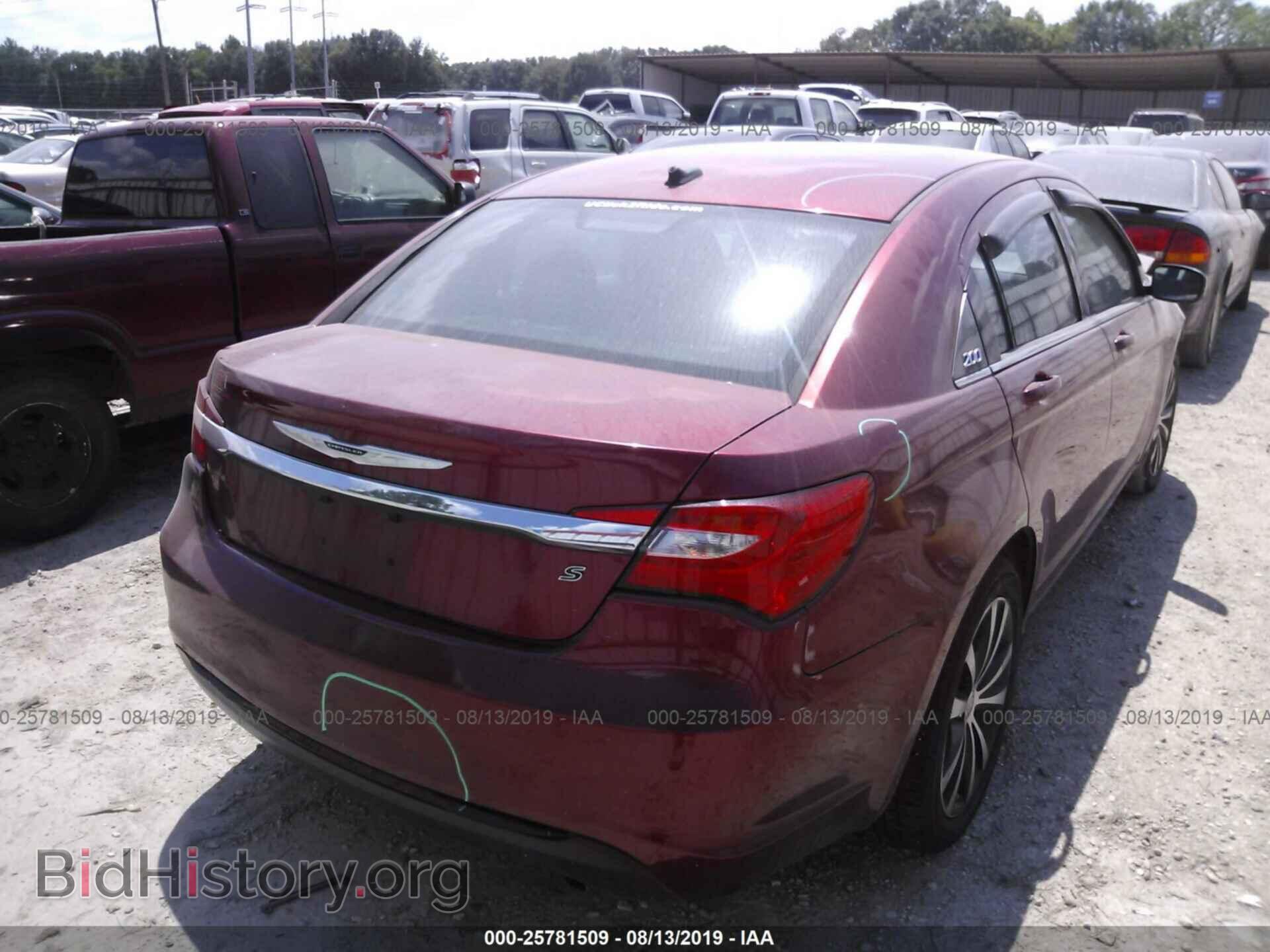 2013 CHRYSLER 200 - VIN: 1C3CCBBB3DN501721 - Фото 4