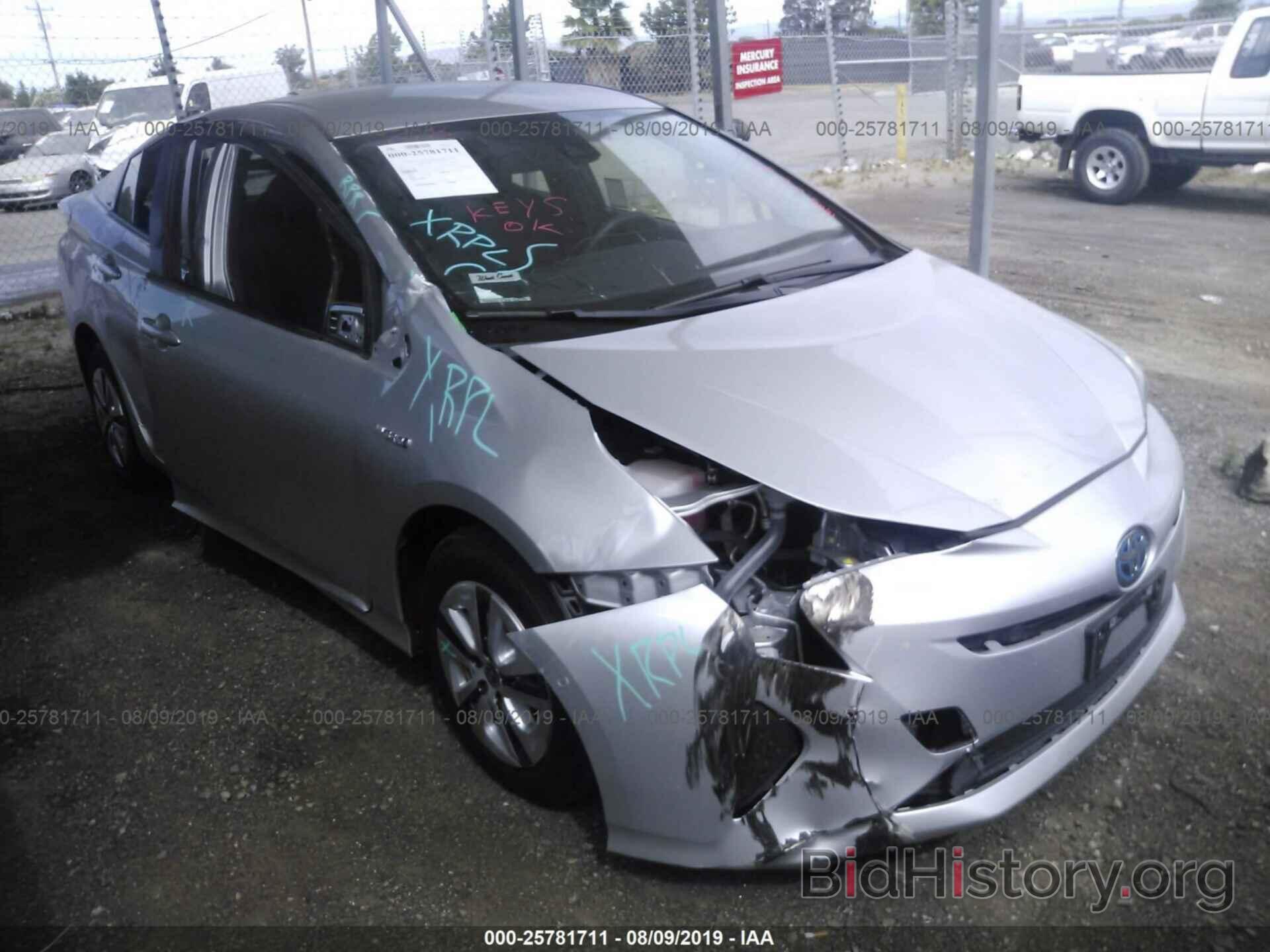 Photo JTDKBRFU6J3585460 - TOYOTA PRIUS 2018