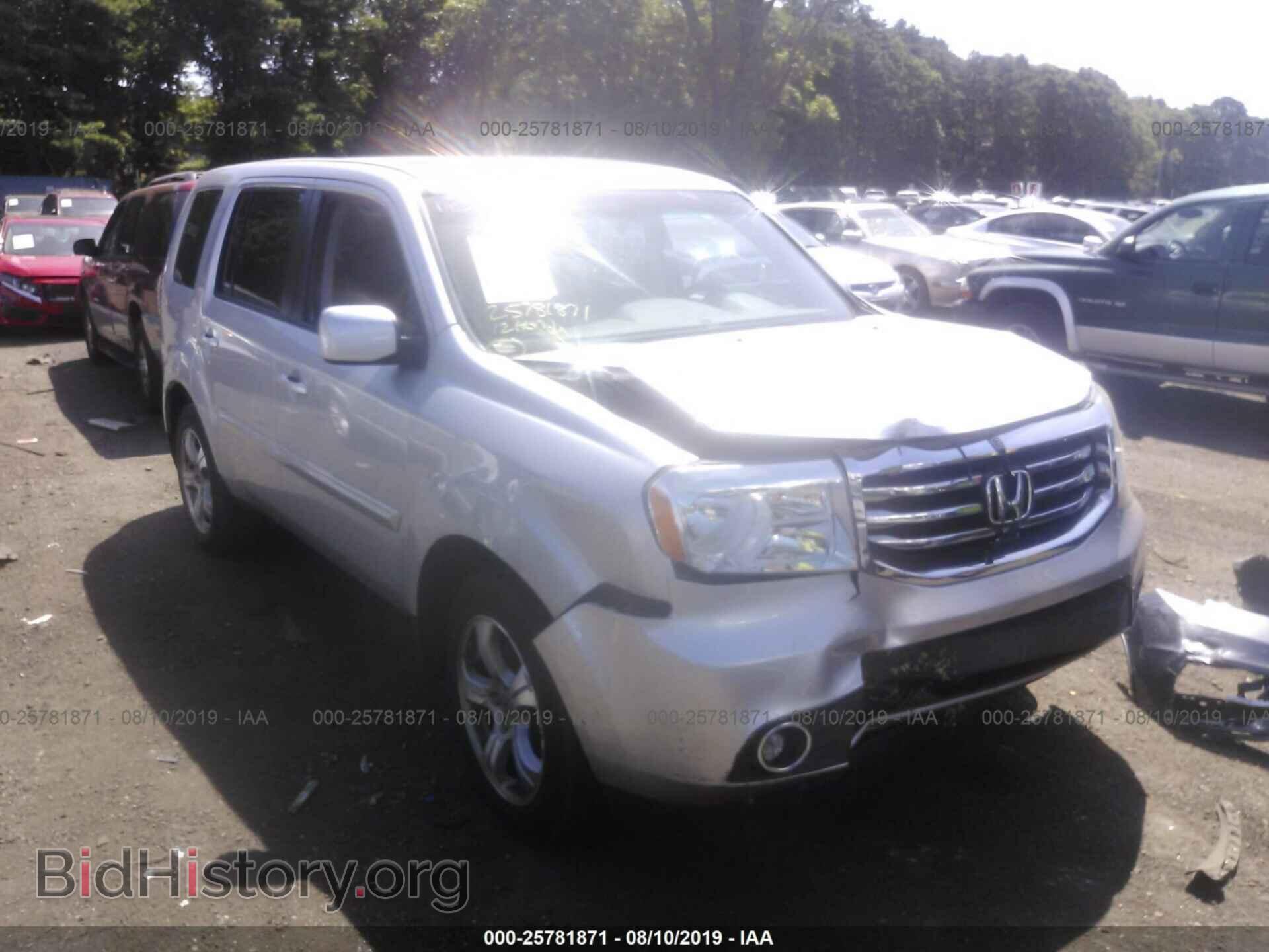 Фотография 5FNYF3H50CB032696 - HONDA PILOT 2012