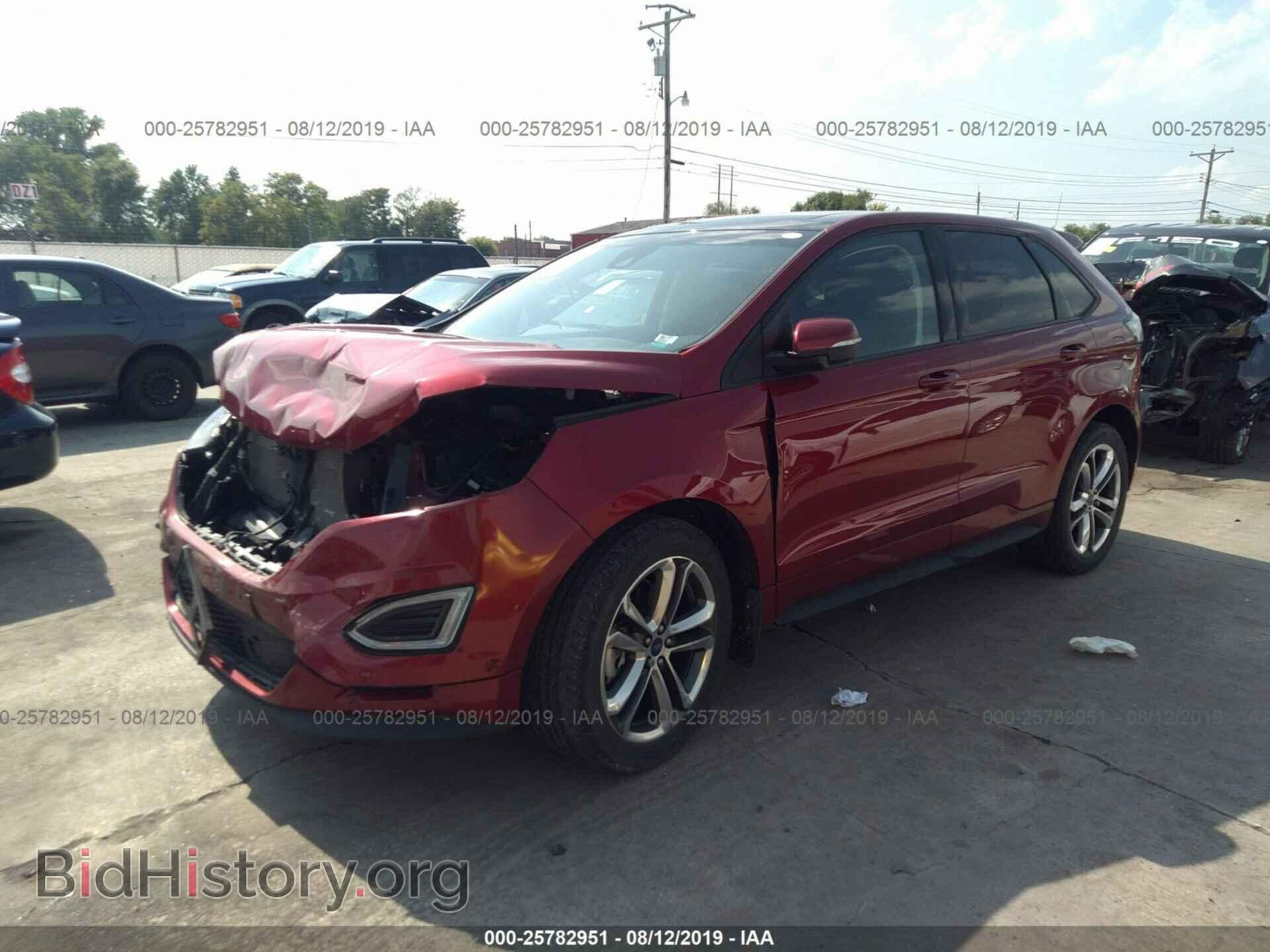 2015 FORD EDGE - VIN: 2FMTK4AP2FBC03646 - Фото 2
