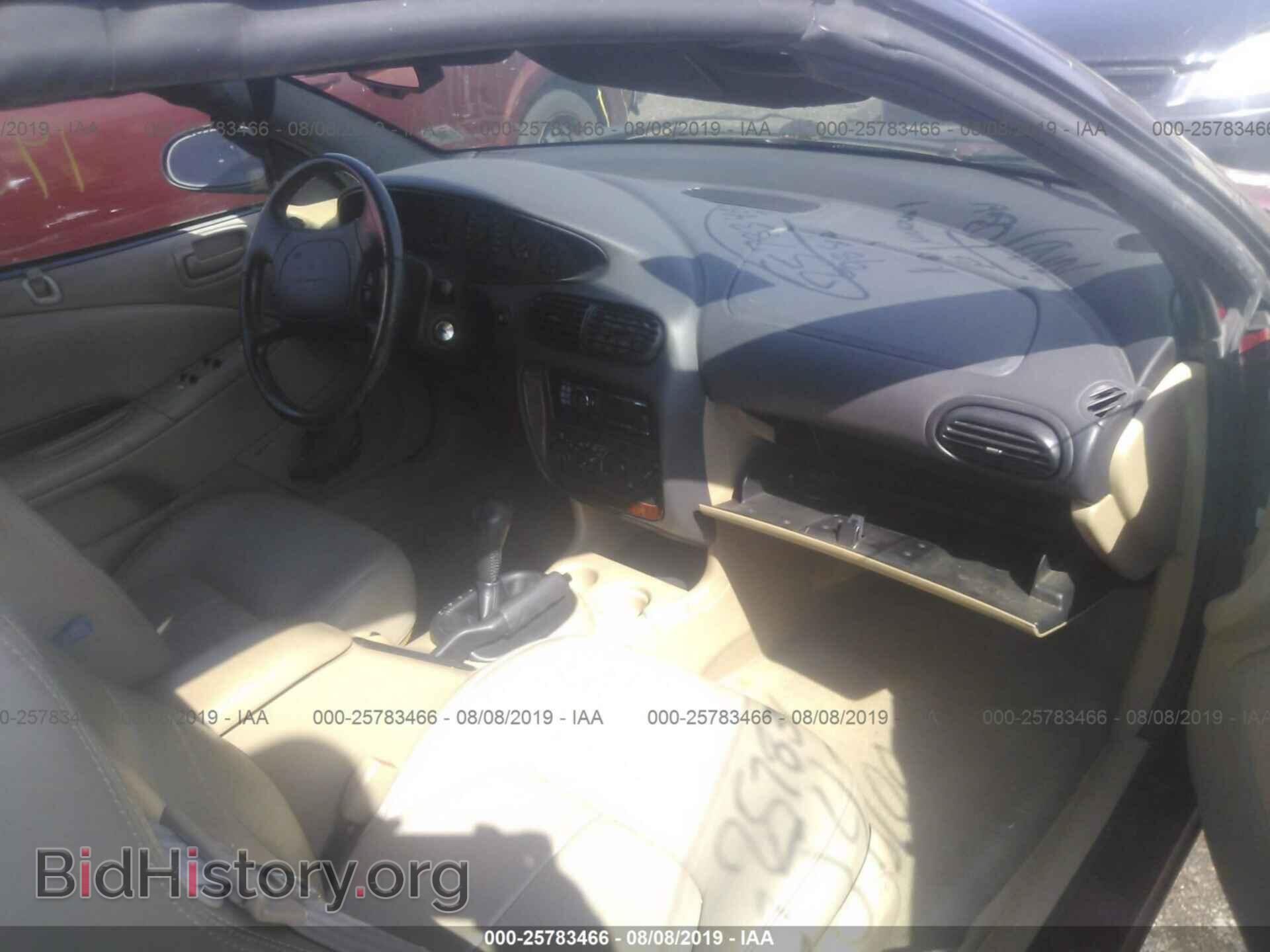 1998 CHRYSLER SEBRING - VIN: 3C3EL55H8WT324872 - Фото 5