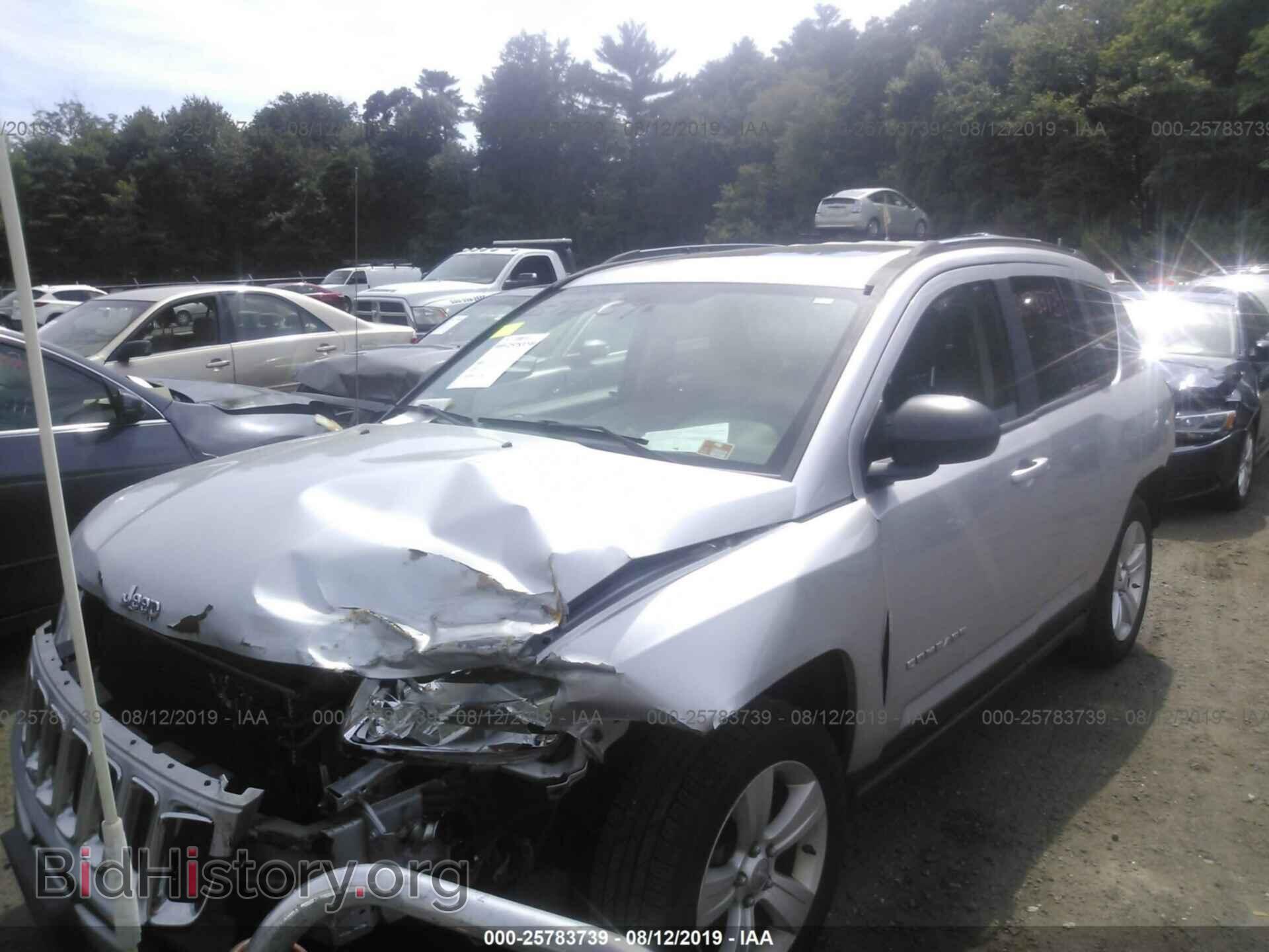 2012 JEEP COMPASS - VIN: 1C4NJDEB0CD630764 - Фото 2