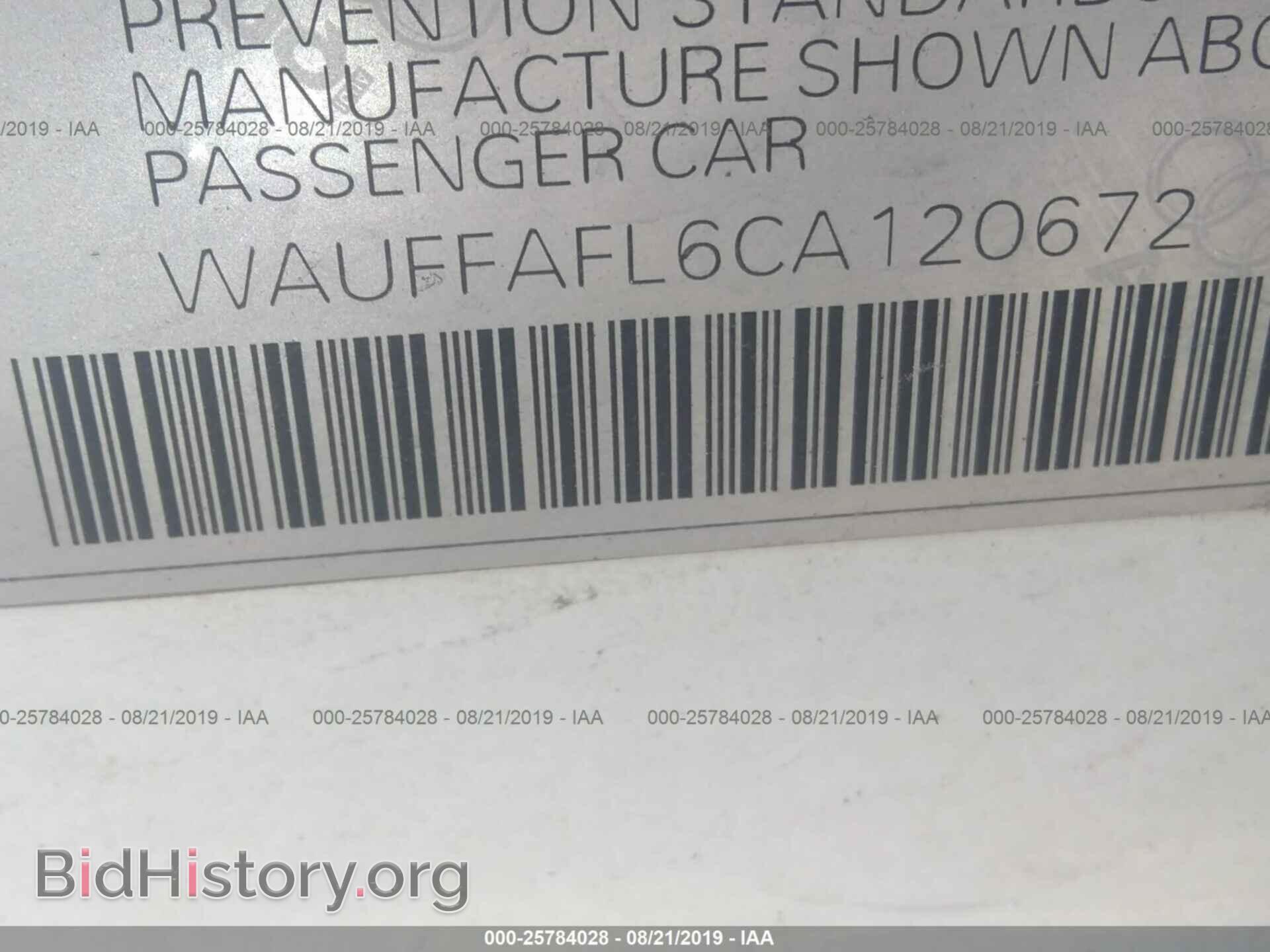 2012 AUDI A4 - VIN: WAUFFAFL6CA120672 - Photo 9