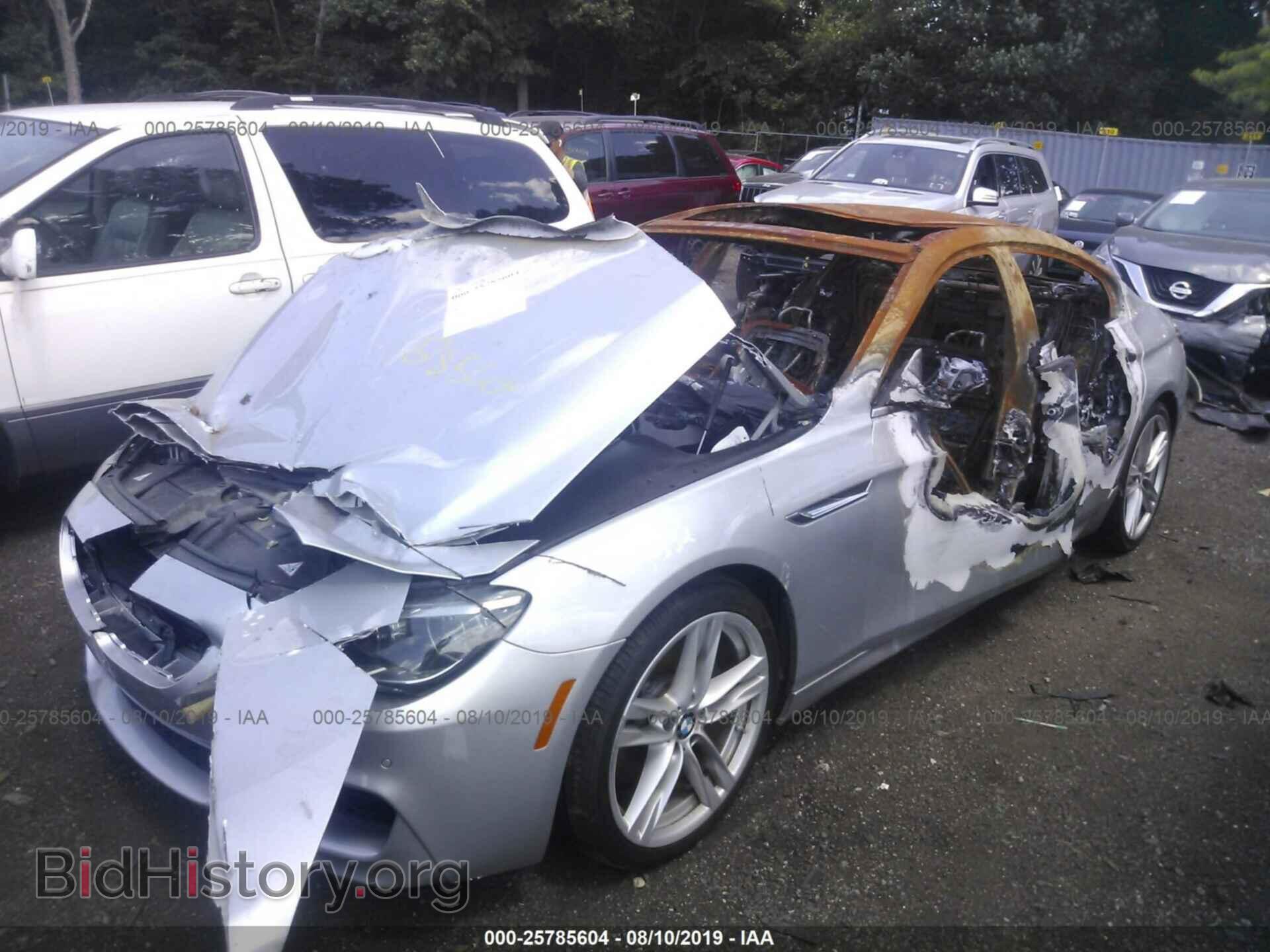 2013 BMW 650 - VIN: WBA6B2C54DD128342 - Фото 2
