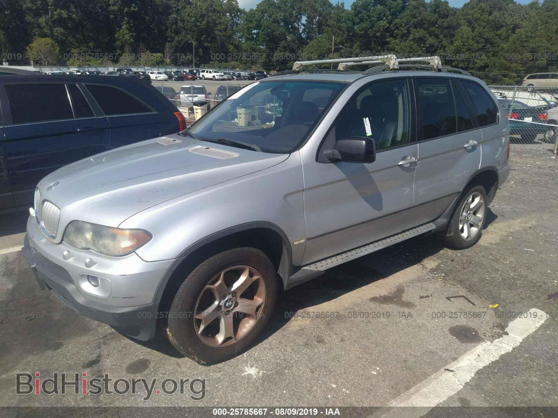 2005 BMW X5 - VIN: 5UXFA13555LB09632 - Фото 2
