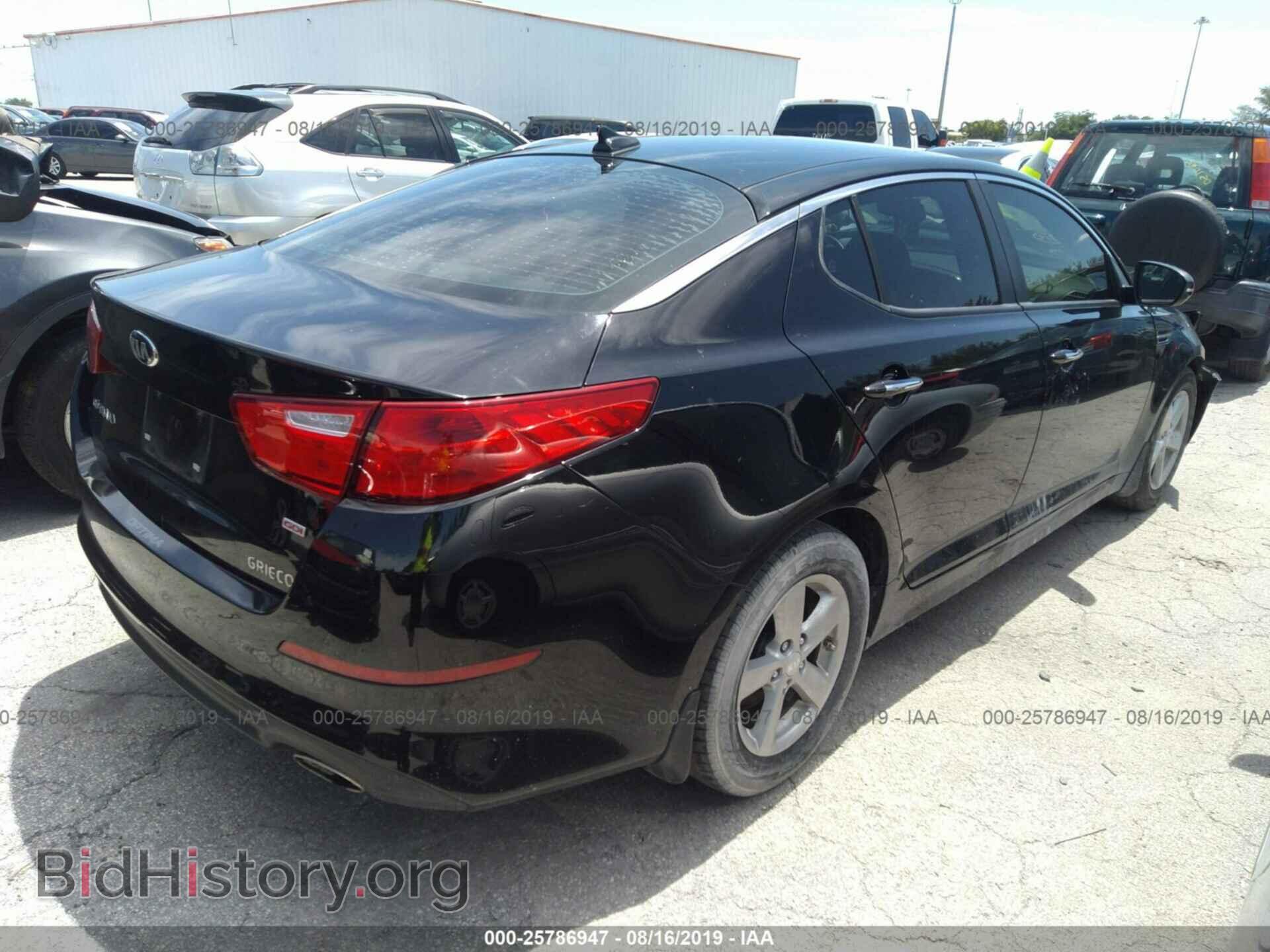 2014 KIA OPTIMA - VIN: 5XXGM4A73EG320652 - Фото 4