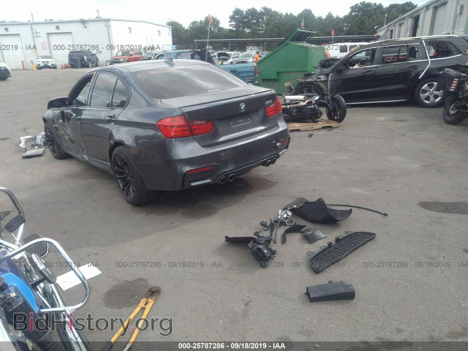 2015 BMW M3 - VIN: WBS3C9C57FP805017 - Фото 3