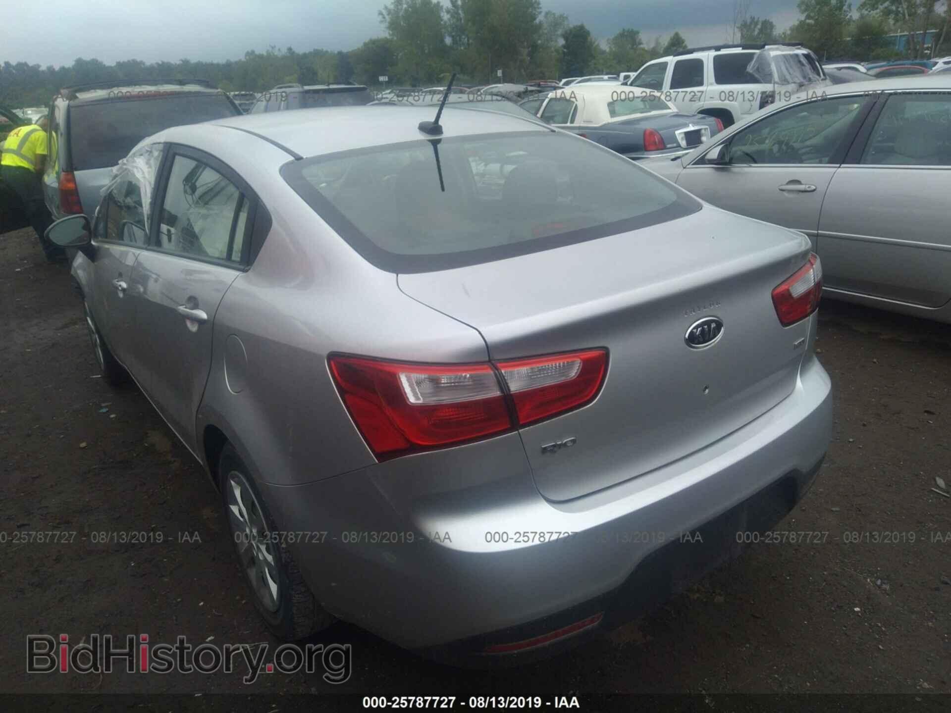 2012 KIA RIO - VIN: KNADM4A3XC6055897 - Фото 3