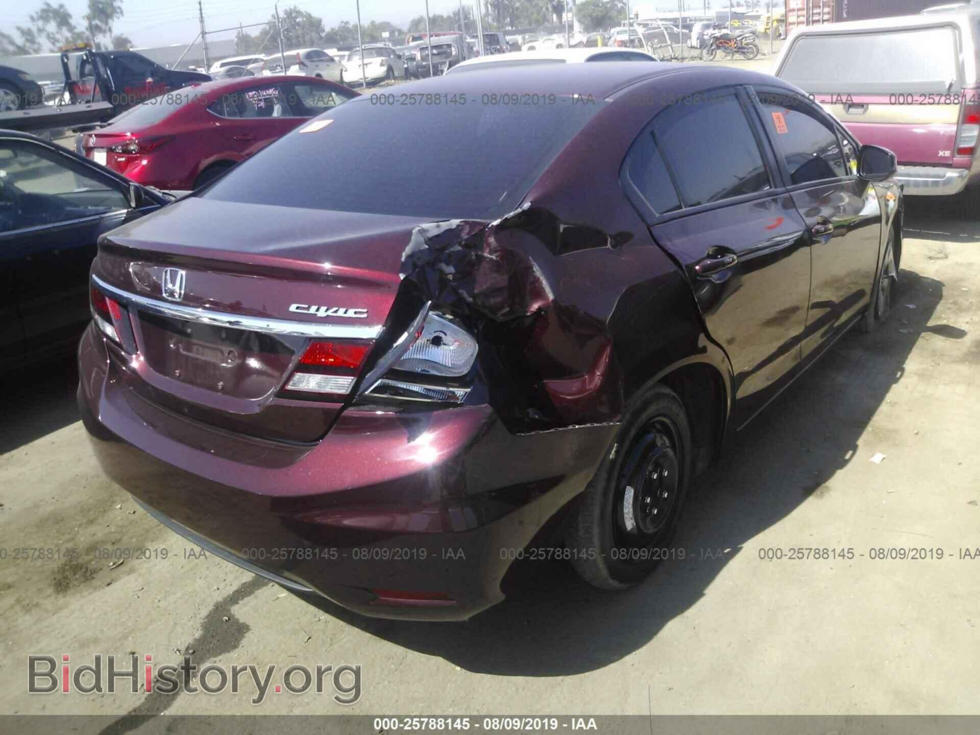 2013 HONDA CIVIC - VIN: 19XFB2F58DE294473 - Фото 4