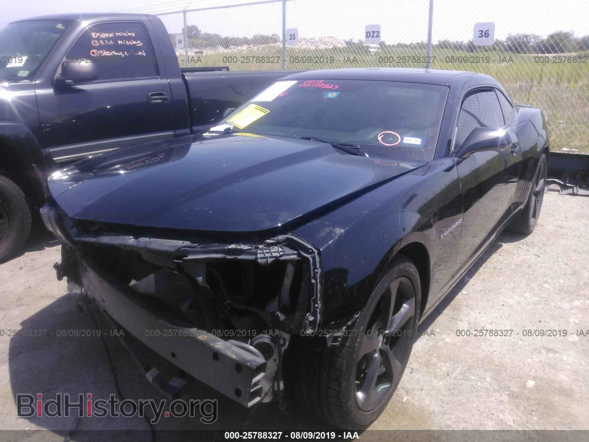 2013 CHEVROLET CAMARO - VIN: 2G1FC1E37D9185596 - Фото 2