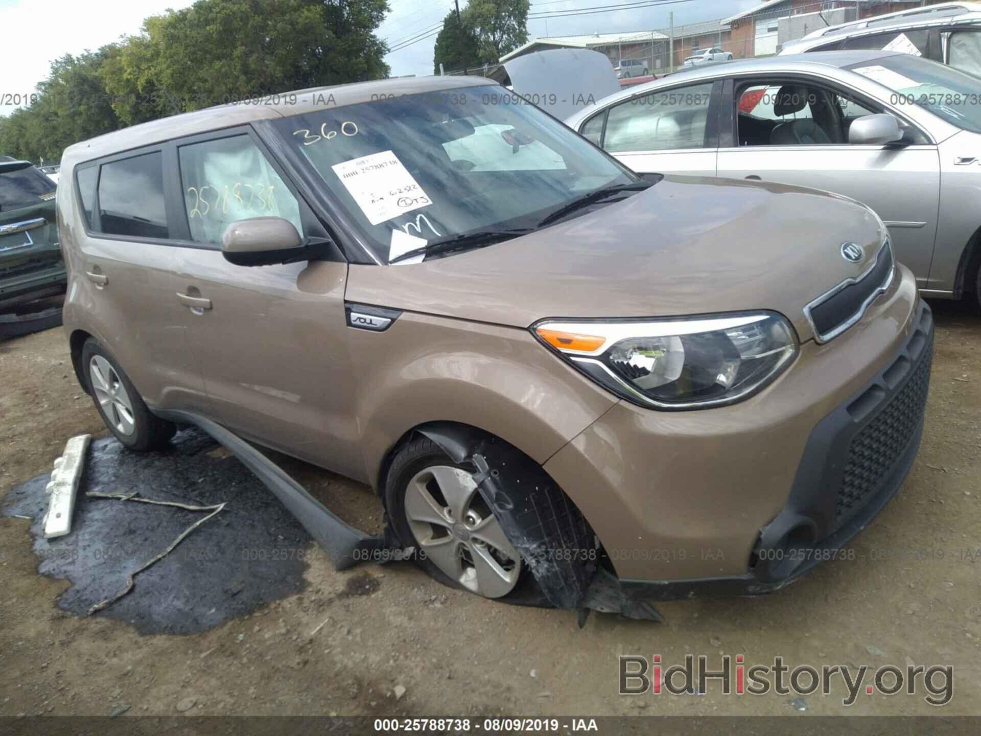 Photo KNDJN2A22G7259639 - KIA SOUL 2016