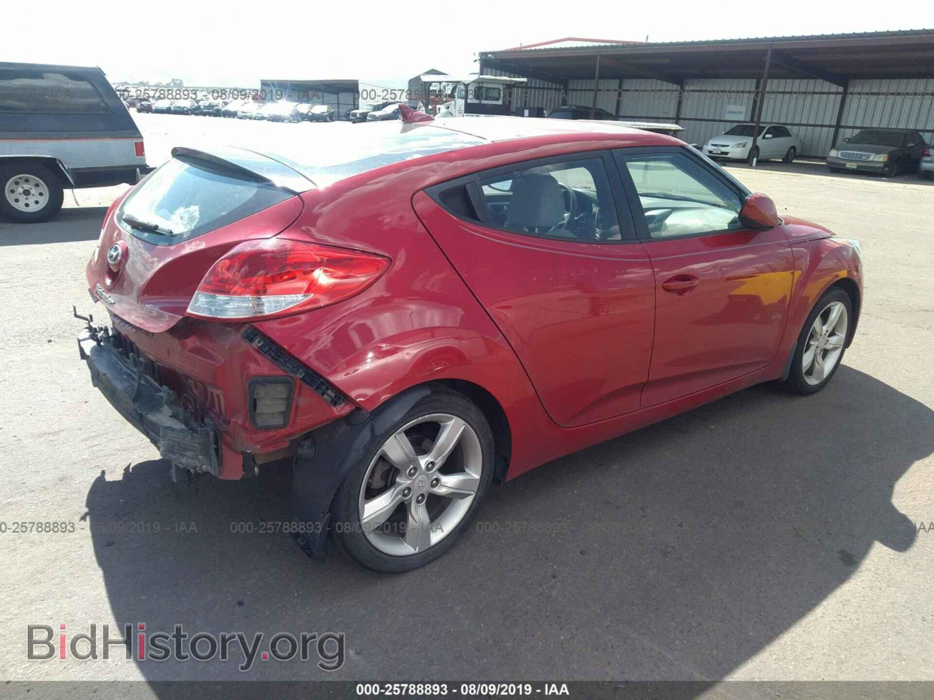 2012 HYUNDAI VELOSTER - VIN: KMHTC6AD5CU049583 - Фото 4