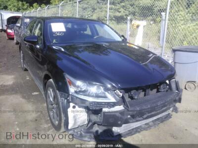 2013 Lexus LS 460, черный — VIN JTHCL5EF5D5018077, IAAI
