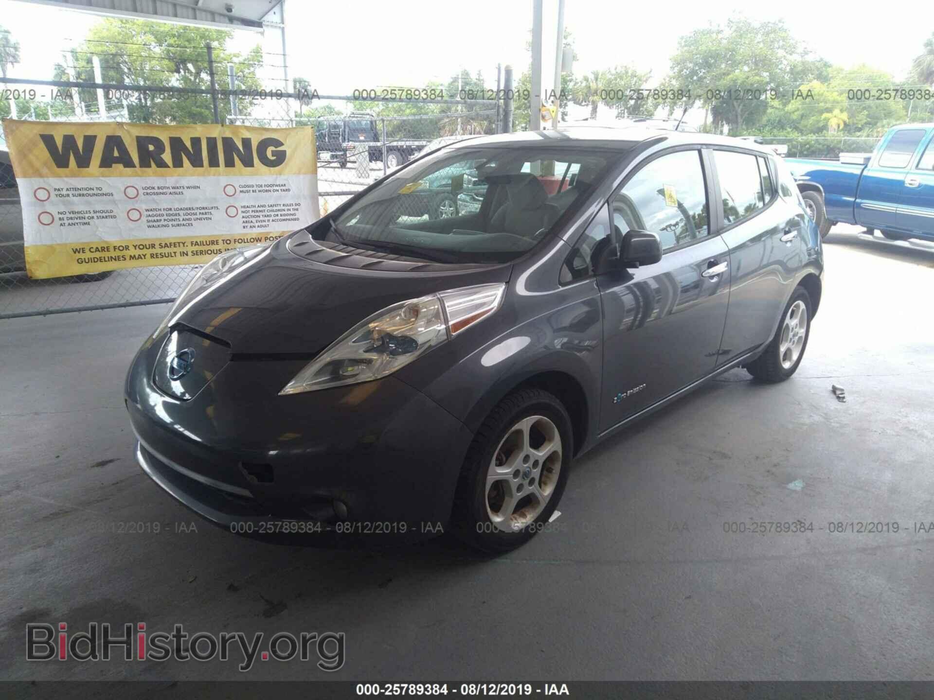 2013 NISSAN LEAF - VIN: 1N4AZ0CP4DC405842 - Фото 2