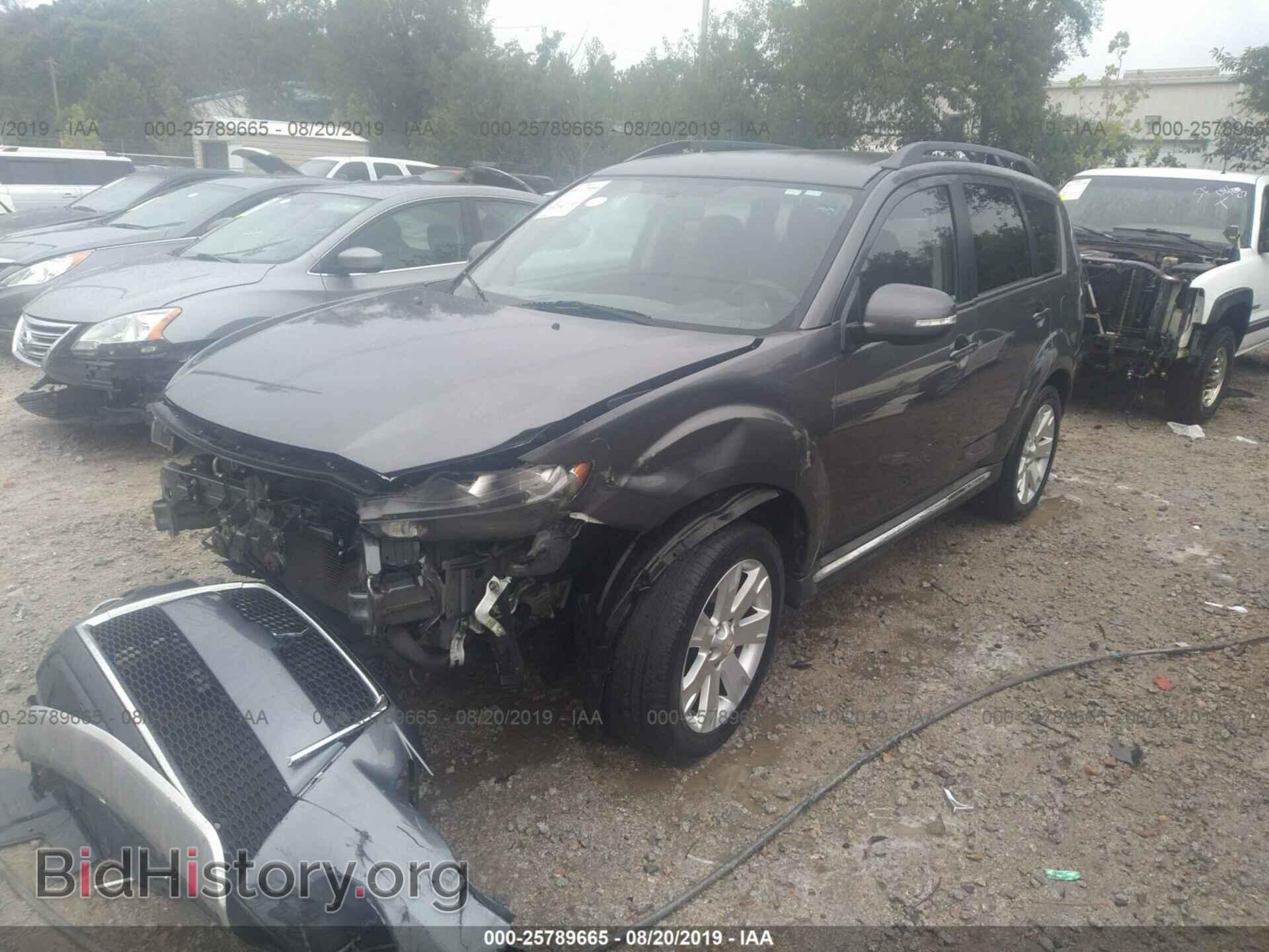 2012 MITSUBISHI OUTLANDER - VIN: JA4AS3AWXCU027409 - Фото 2