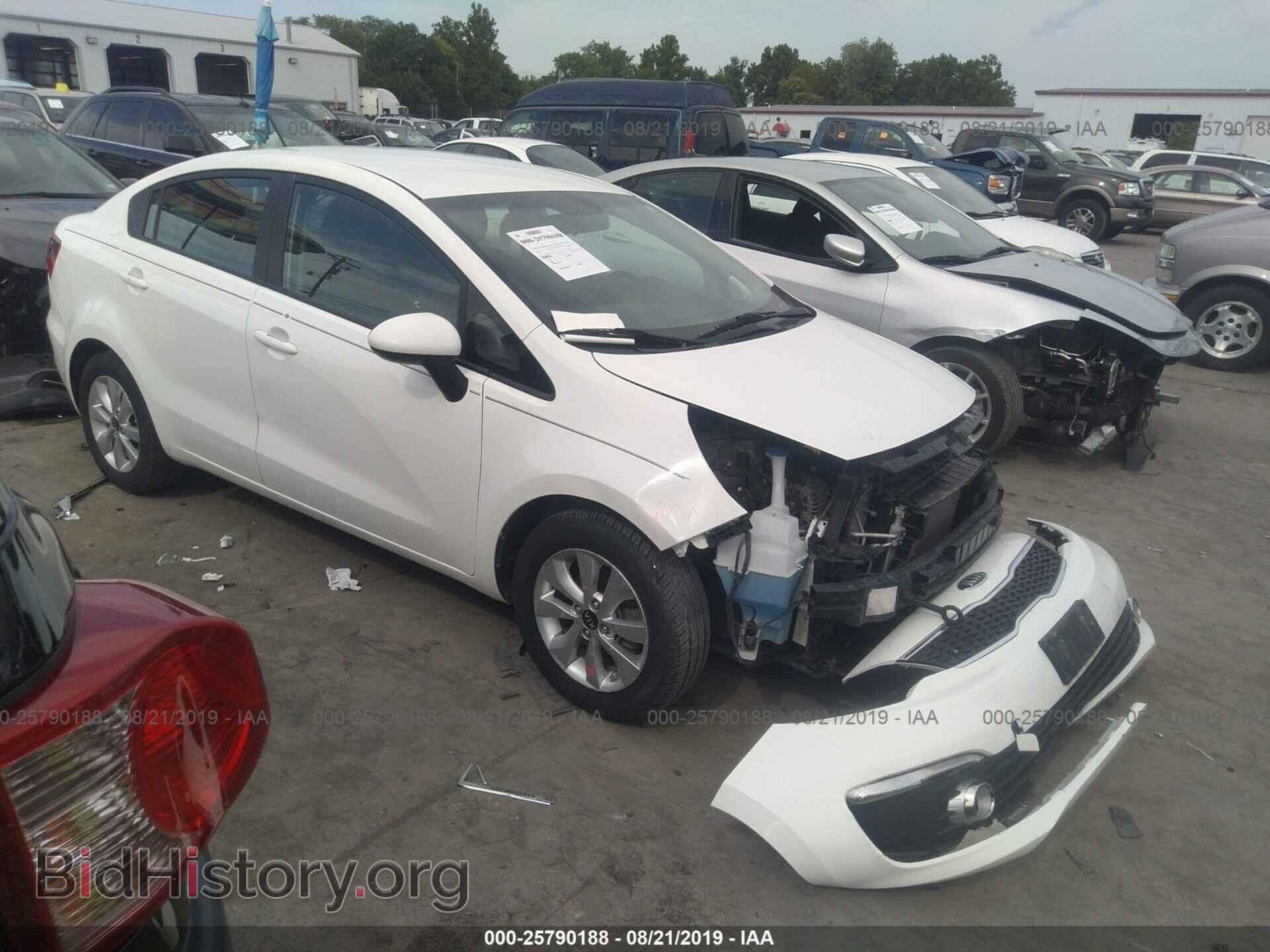 Фотография KNADN4A32G6584683 - KIA RIO 2016