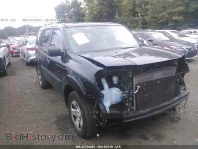 2014 Honda PILOT LX, black — VIN 5FNYF3H25EB020097, IAAI