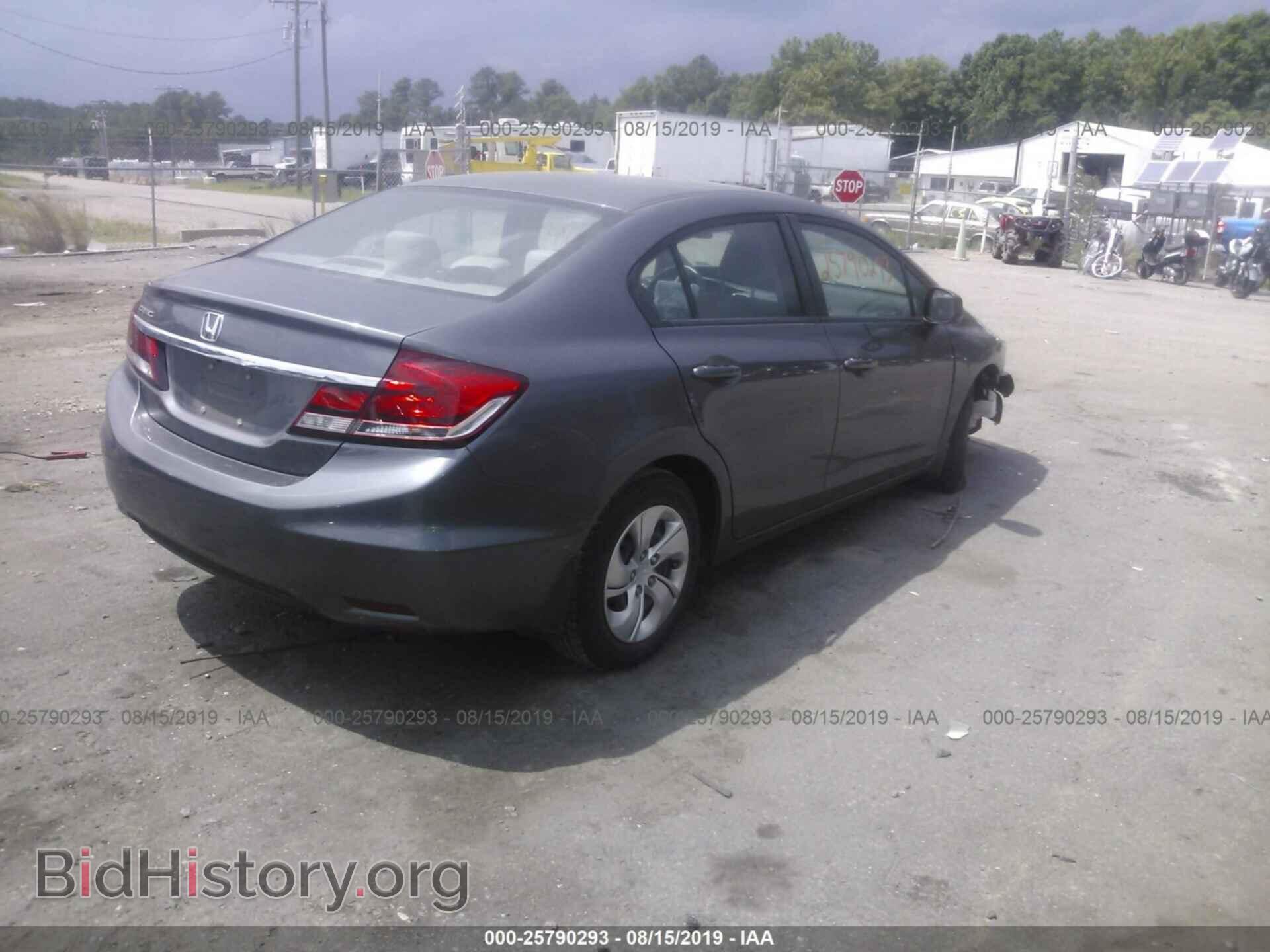 2013 HONDA CIVIC - VIN: 19XFB2F52DE282819 - Фото 4