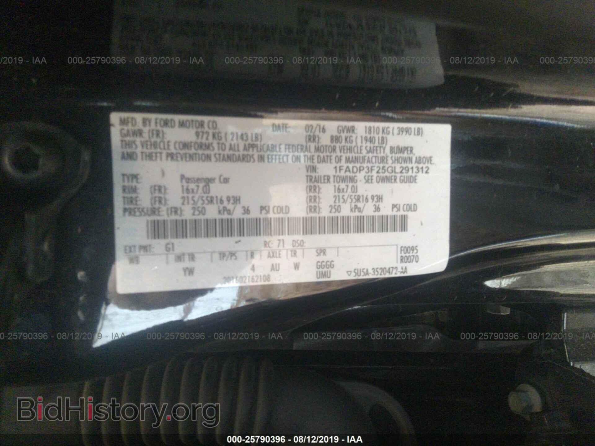 2016 FORD FOCUS - VIN: 1FADP3F25GL291312 - Photo 9
