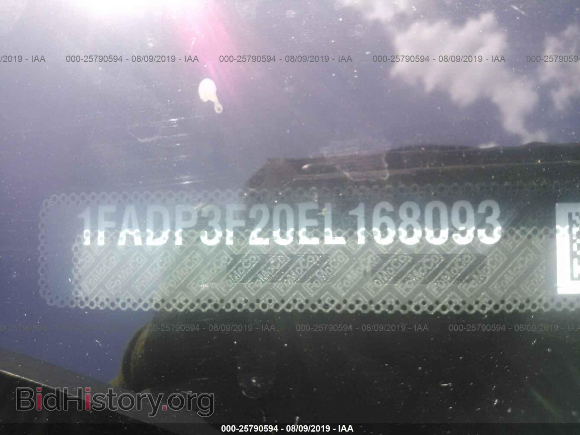 2014 FORD FOCUS - VIN: 1FADP3F20EL168093 - Фото 9