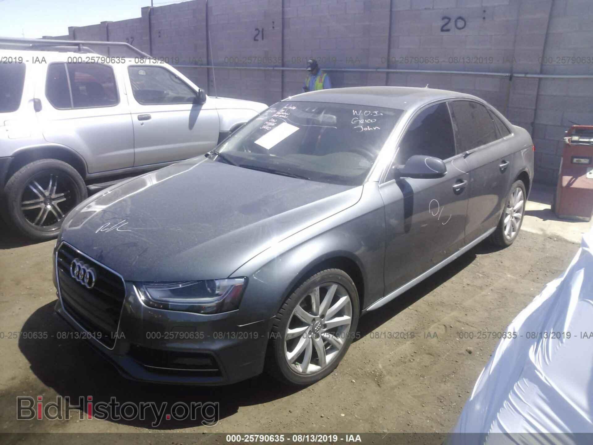 2014 AUDI A4 - VIN: WAUAFAFL5EA078069 - Photo 2