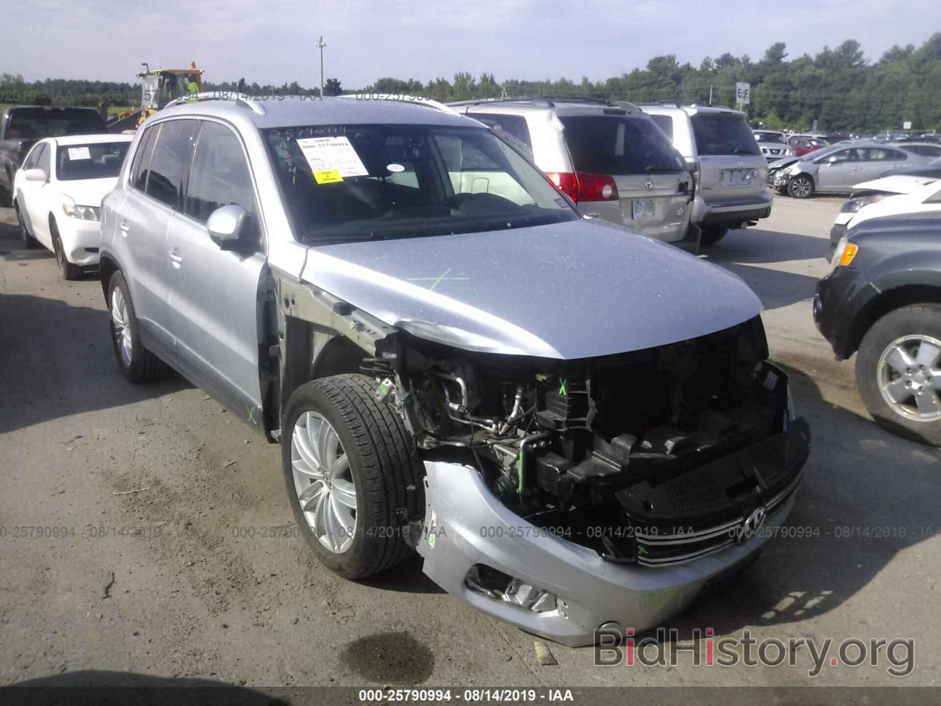 Photo WVGBV7AX1CW580189 - VOLKSWAGEN TIGUAN 2012