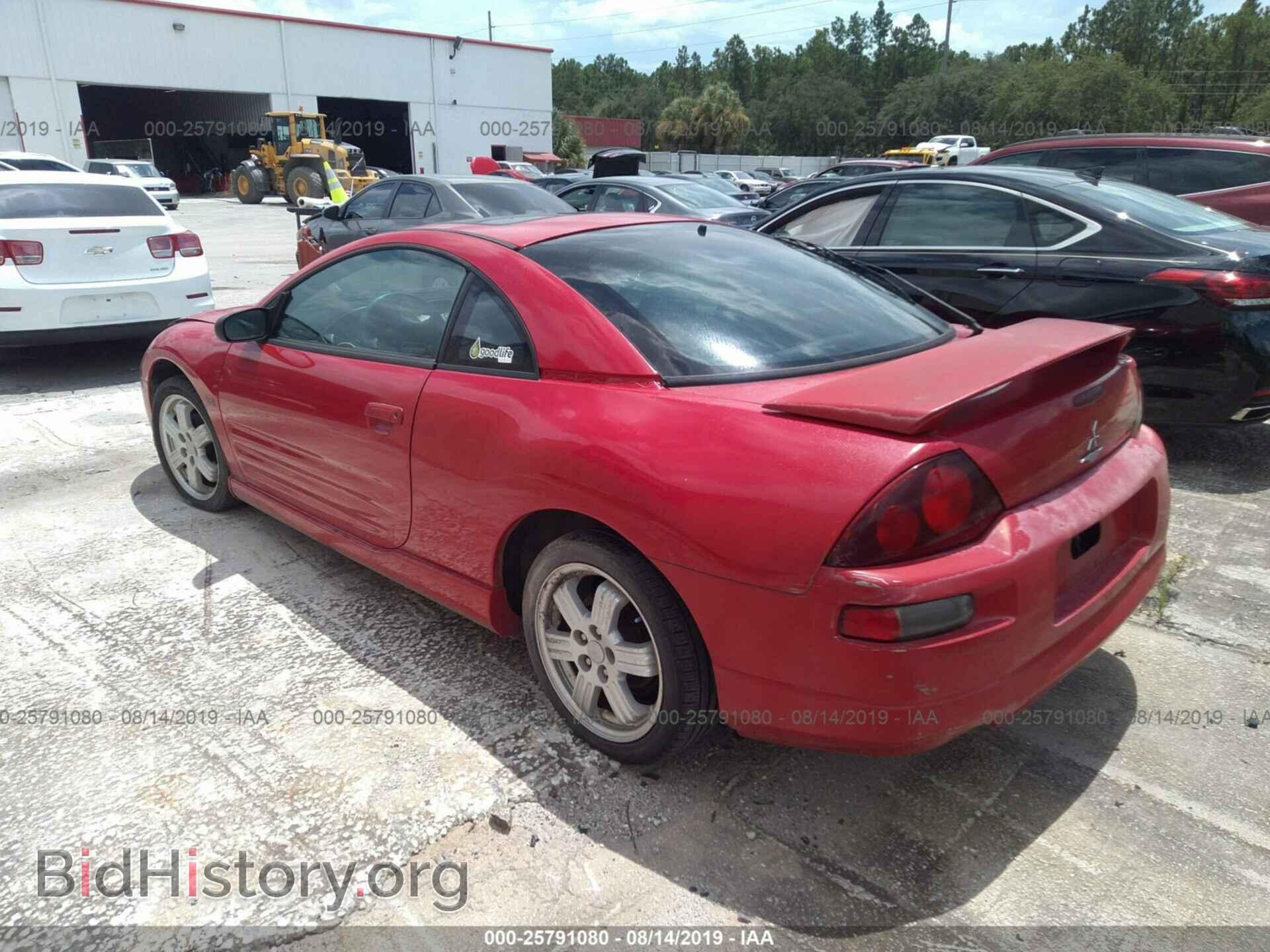 2000 MITSUBISHI ECLIPSE - VIN: 4A3AC54L4YE055771 - Фото 3