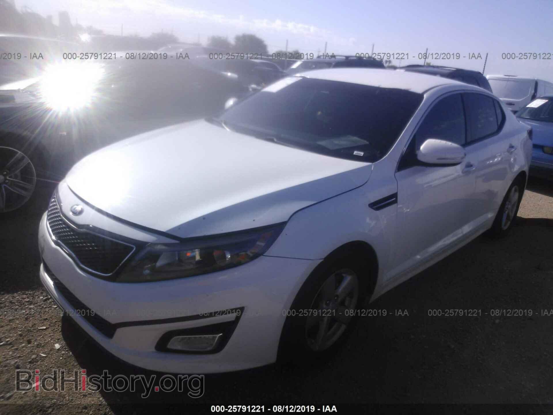 2014 KIA OPTIMA - VIN: 5XXGM4A7XEG259154 - Фото 2