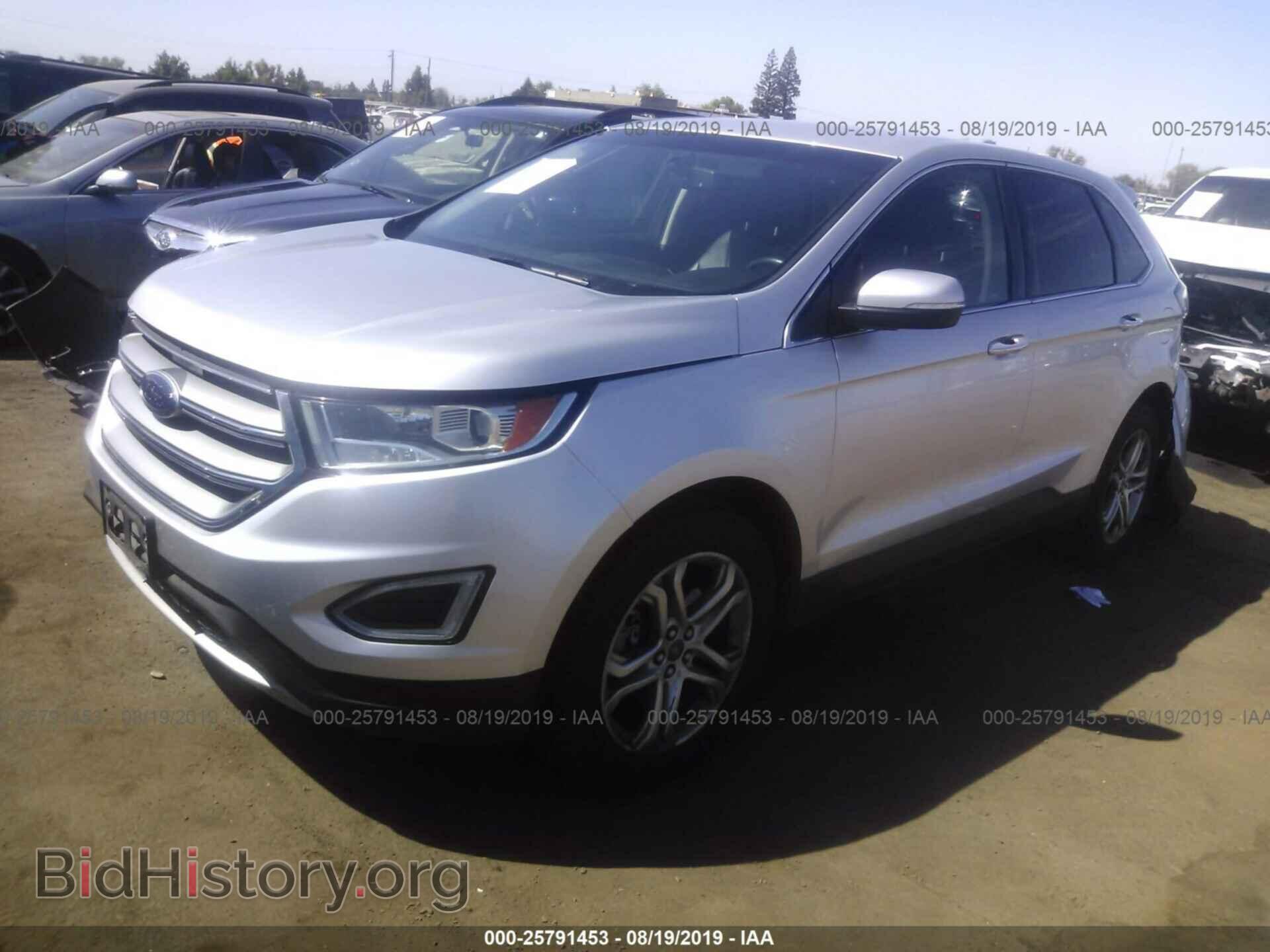 2016 FORD EDGE - VIN: 2FMPK4K92GBB11925 - Фото 2