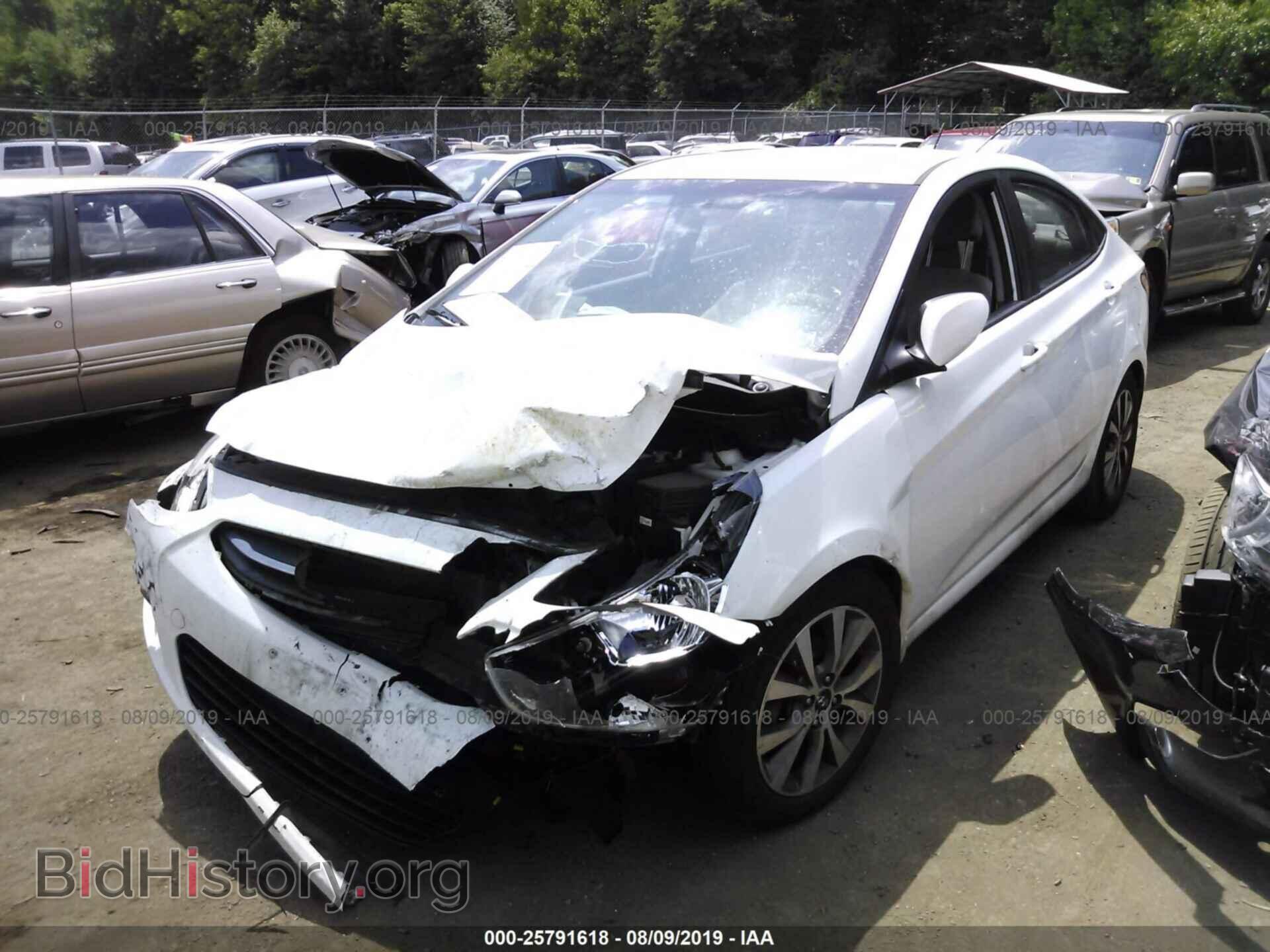 2017 HYUNDAI ACCENT - VIN: KMHCT4AE7HU233816 - Фото 2