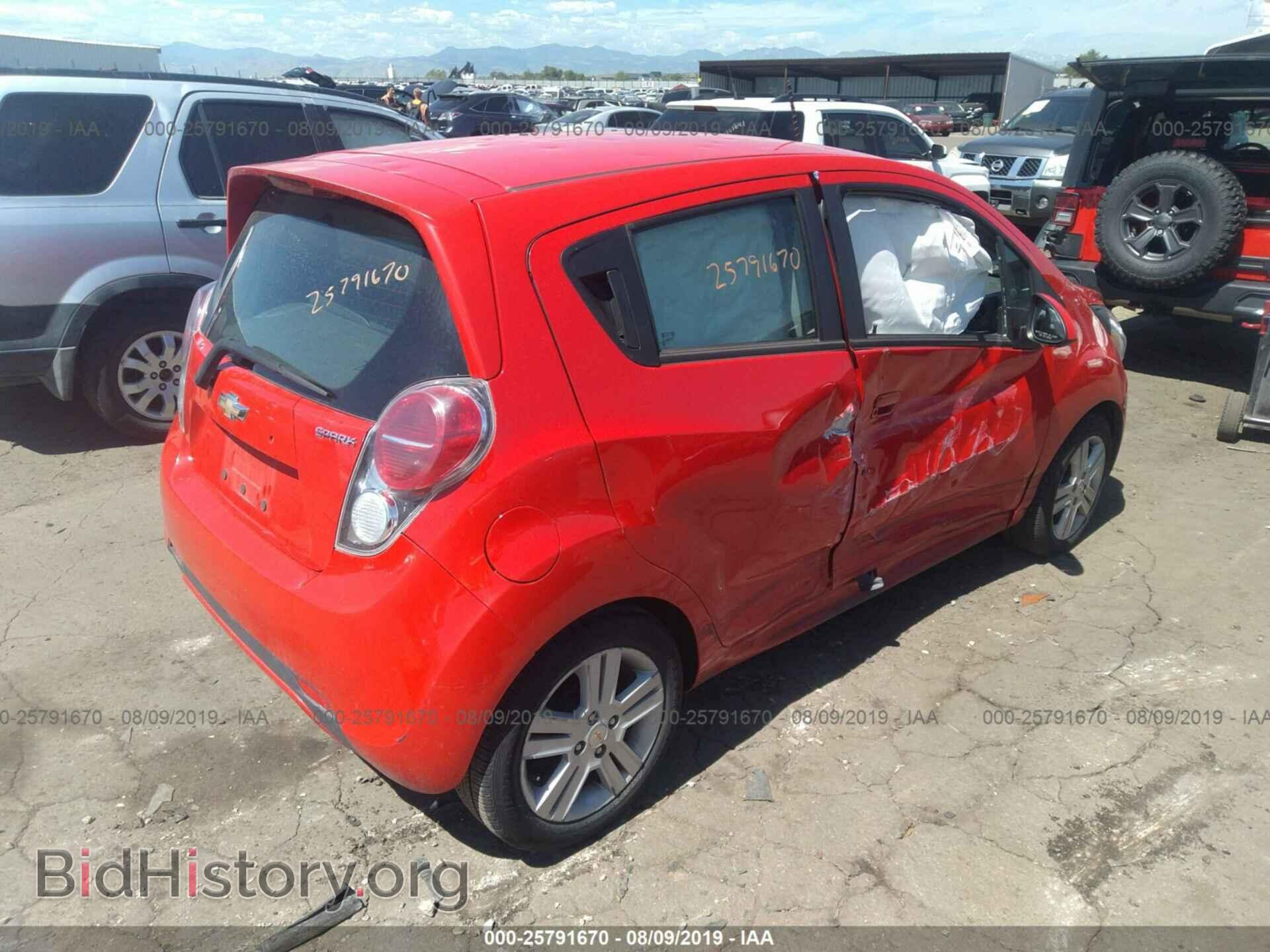2014 CHEVROLET SPARK - VIN: KL8CB6S90EC564770 - Фото 4
