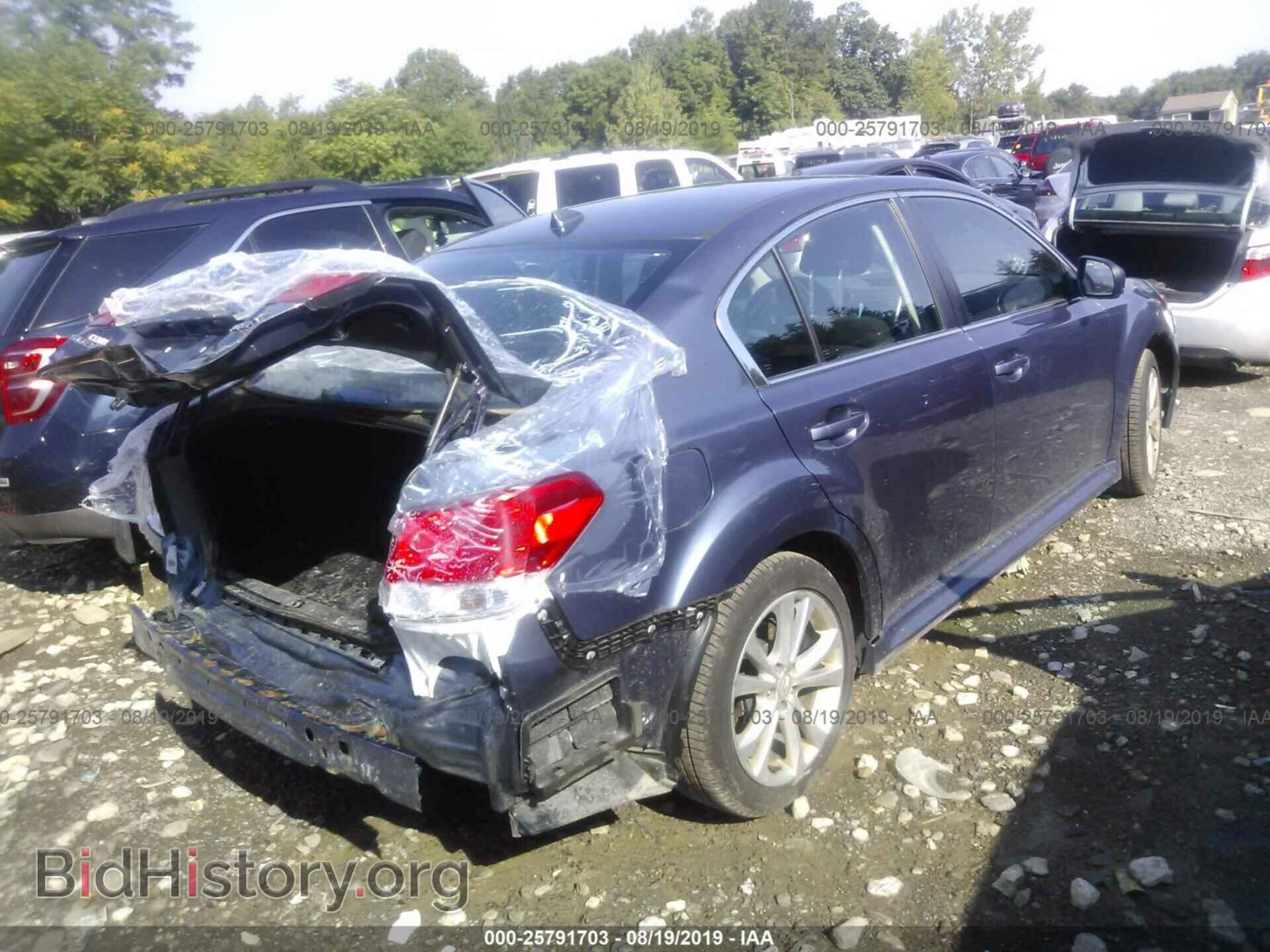 2014 SUBARU LEGACY - VIN: 4S3BMBC68E3029535 - Фото 4