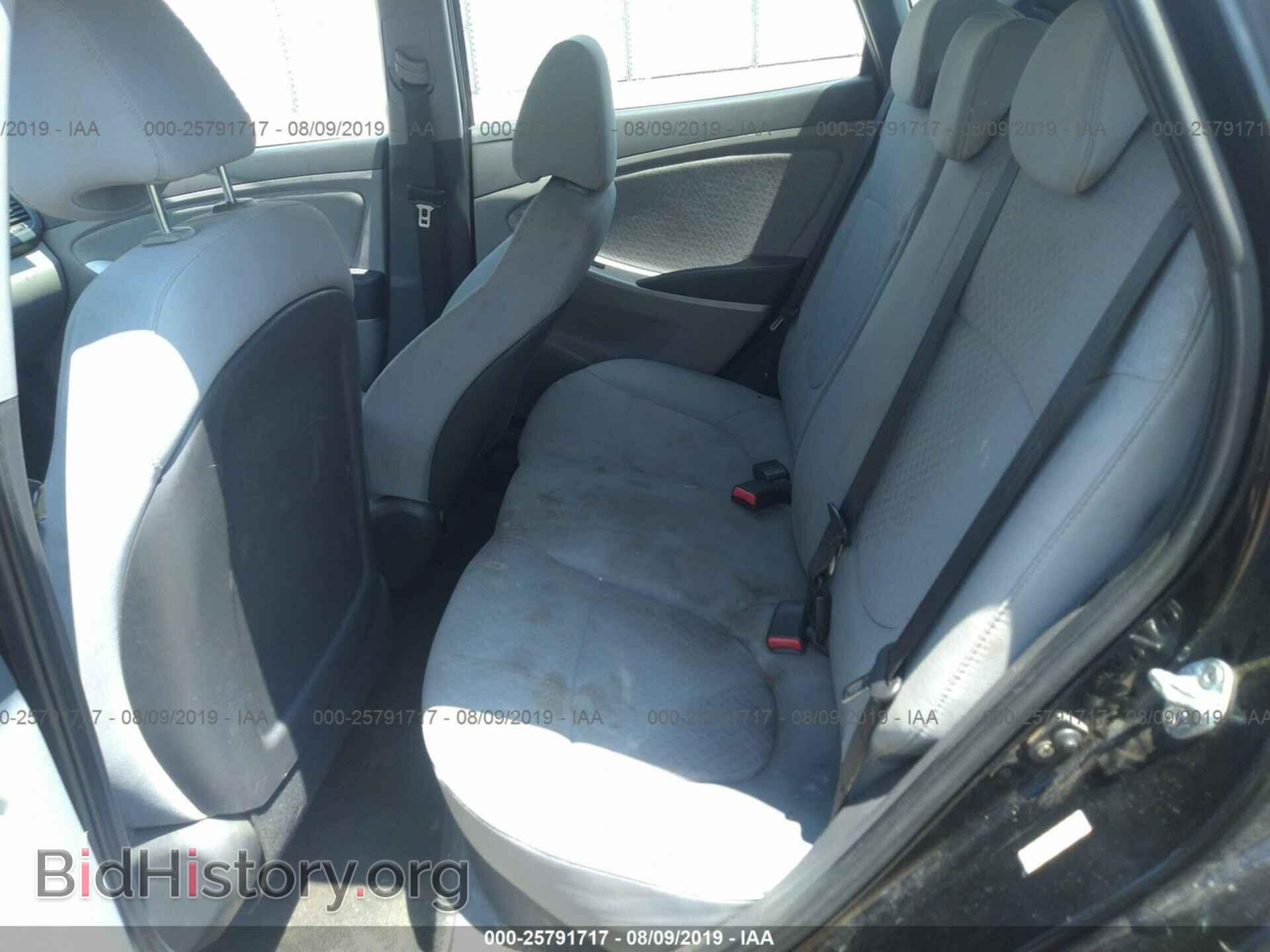 2012 HYUNDAI ACCENT - VIN: KMHCU5AE0CU034327 - Фото 8