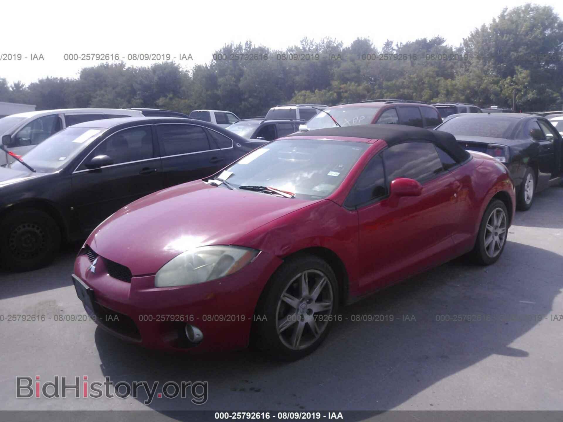 2007 MITSUBISHI ECLIPSE - VIN: 4A3AL35T37E027431 - Фото 2